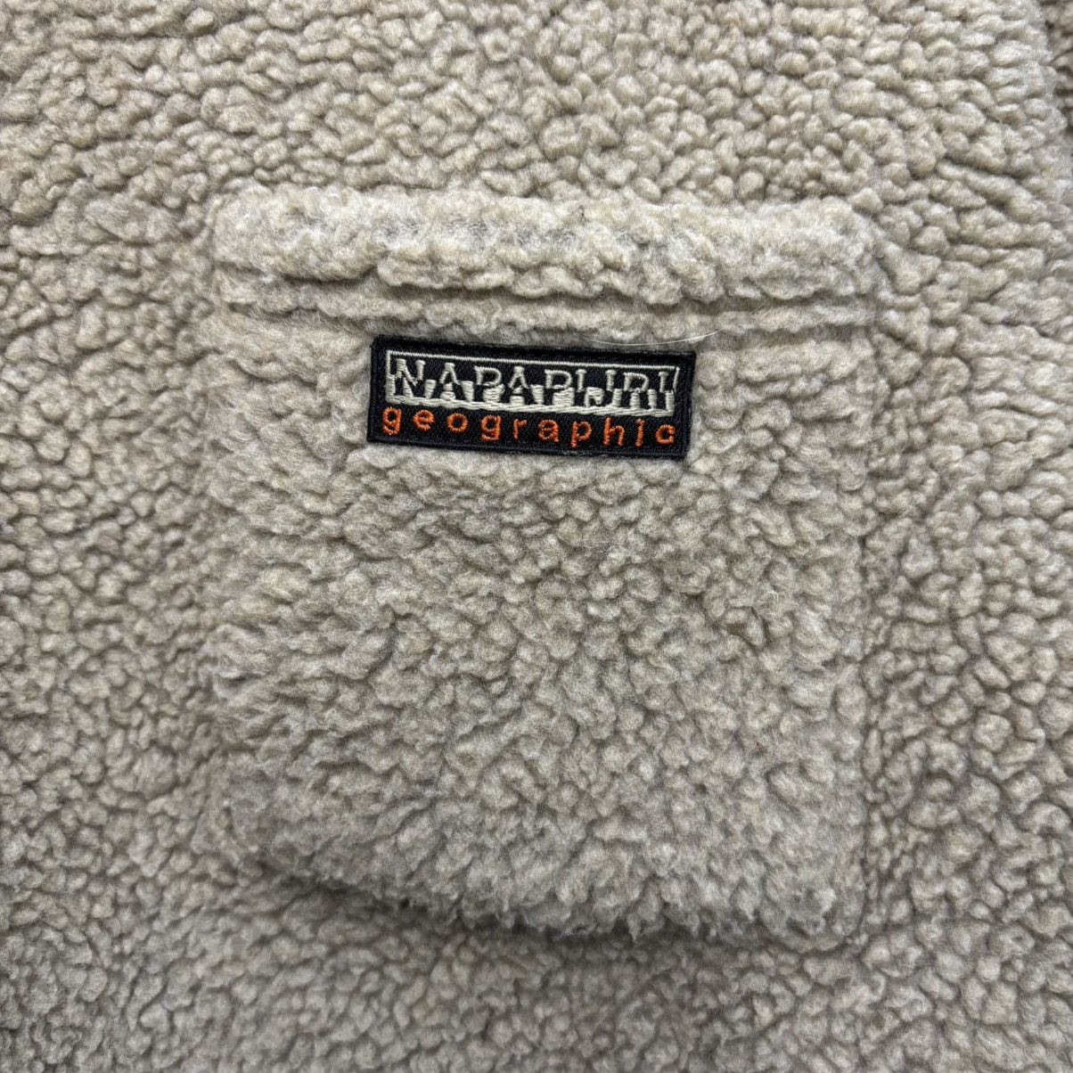 Napapijri Vintage Napapijri Geographic 1/4 Fleece Pullover Size US L / EU 52-54 / 3 - 4 Thumbnail