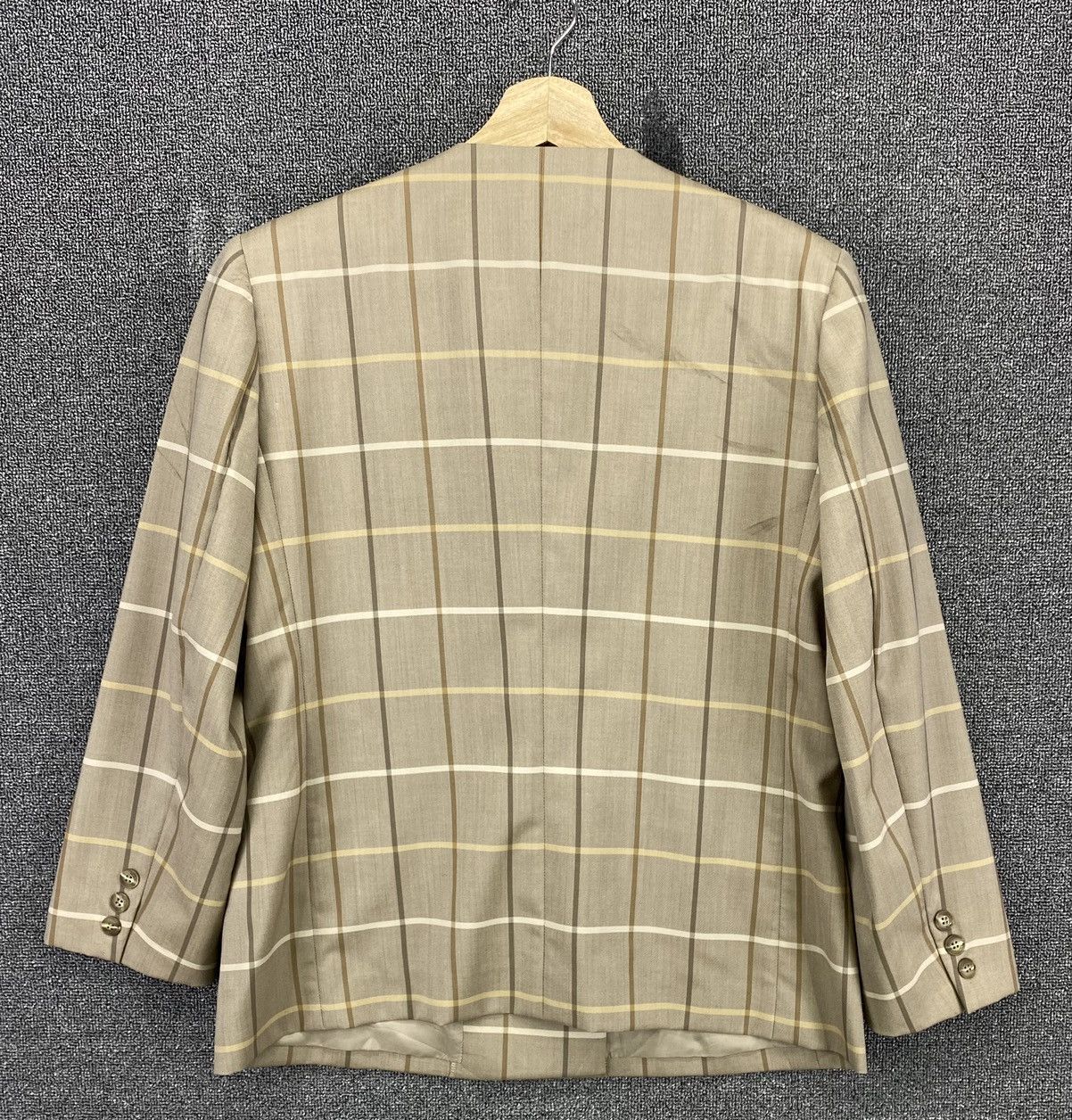 Burberry Vintage Burberry Shadows Plaid Checkered Coat Jacket Size M / US 6-8 / IT 42-44 - 10 Thumbnail
