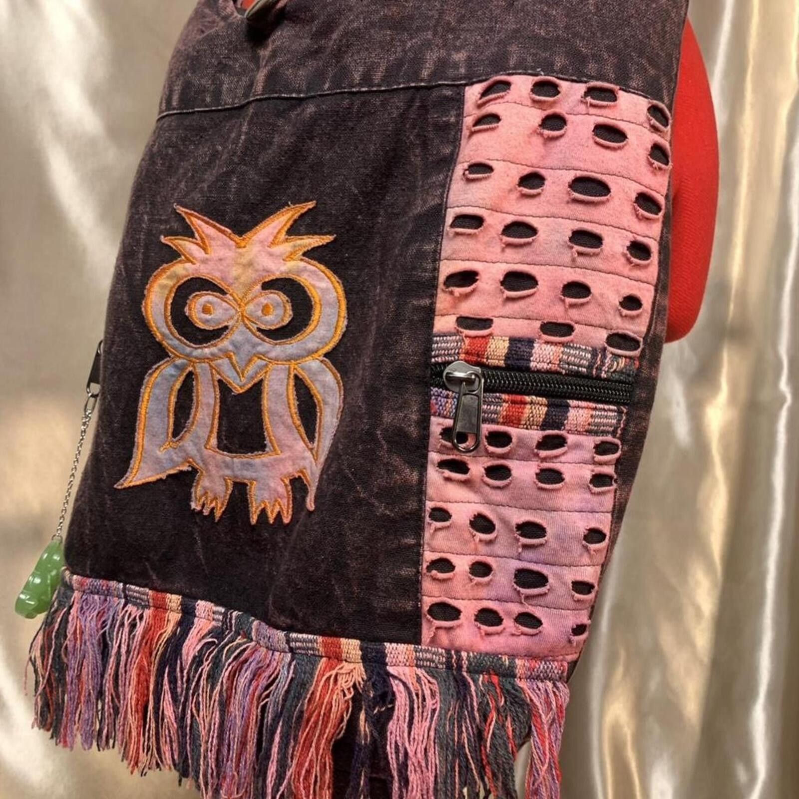 Other Hippie boho witchy patchwork crossbody bag with fringe Size ONE SIZE - 4 Thumbnail