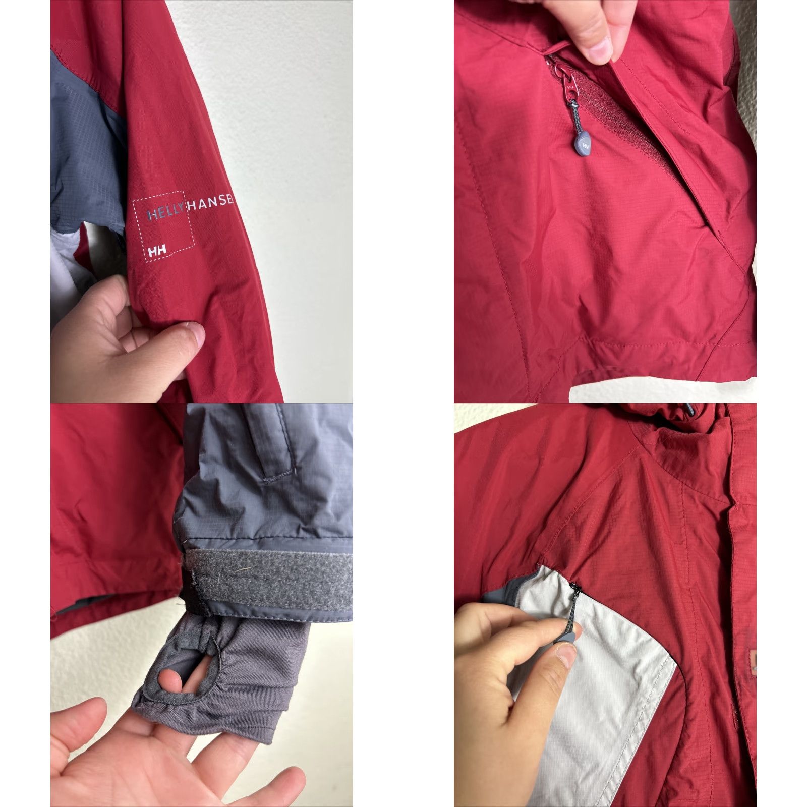 Helly Hansen VINTAGE Helly Hansen Women's Red Helly Tech XP Jacket Ski Full Zip Hooded Zip-Sleeve Winter Size S / US 4 / IT 40 - 8 Thumbnail