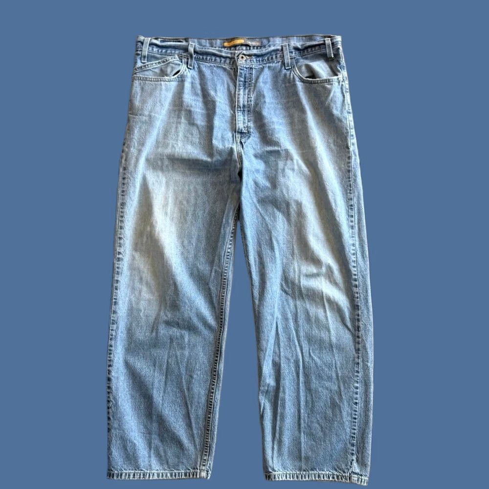 Levi's VINTAGE Levis SilverTab Jeans Mens 40x30 Low Loose Baggy Denim Y2K Skater Size US 40 / EU 56 - 1 Thumbnail