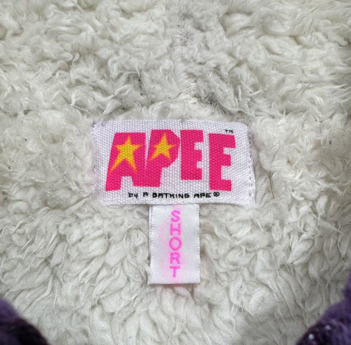 Bape Embroidered Sherpa Hoodie Size S / US 4 / IT 40 - 8 Thumbnail