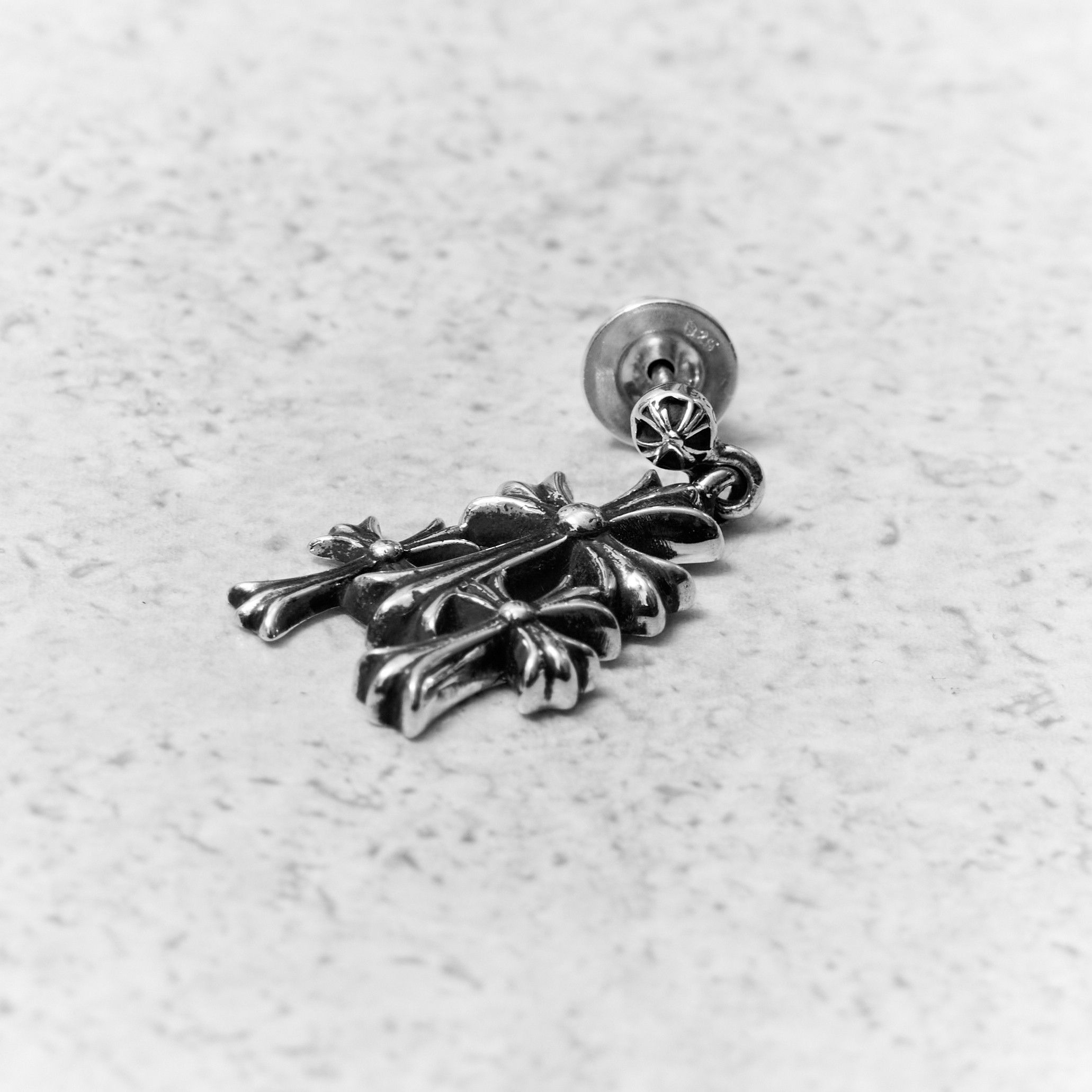 Chrome Hearts CHROME HEARTS 3 Cross Earring SILVER Size ONE SIZE - 3 Thumbnail