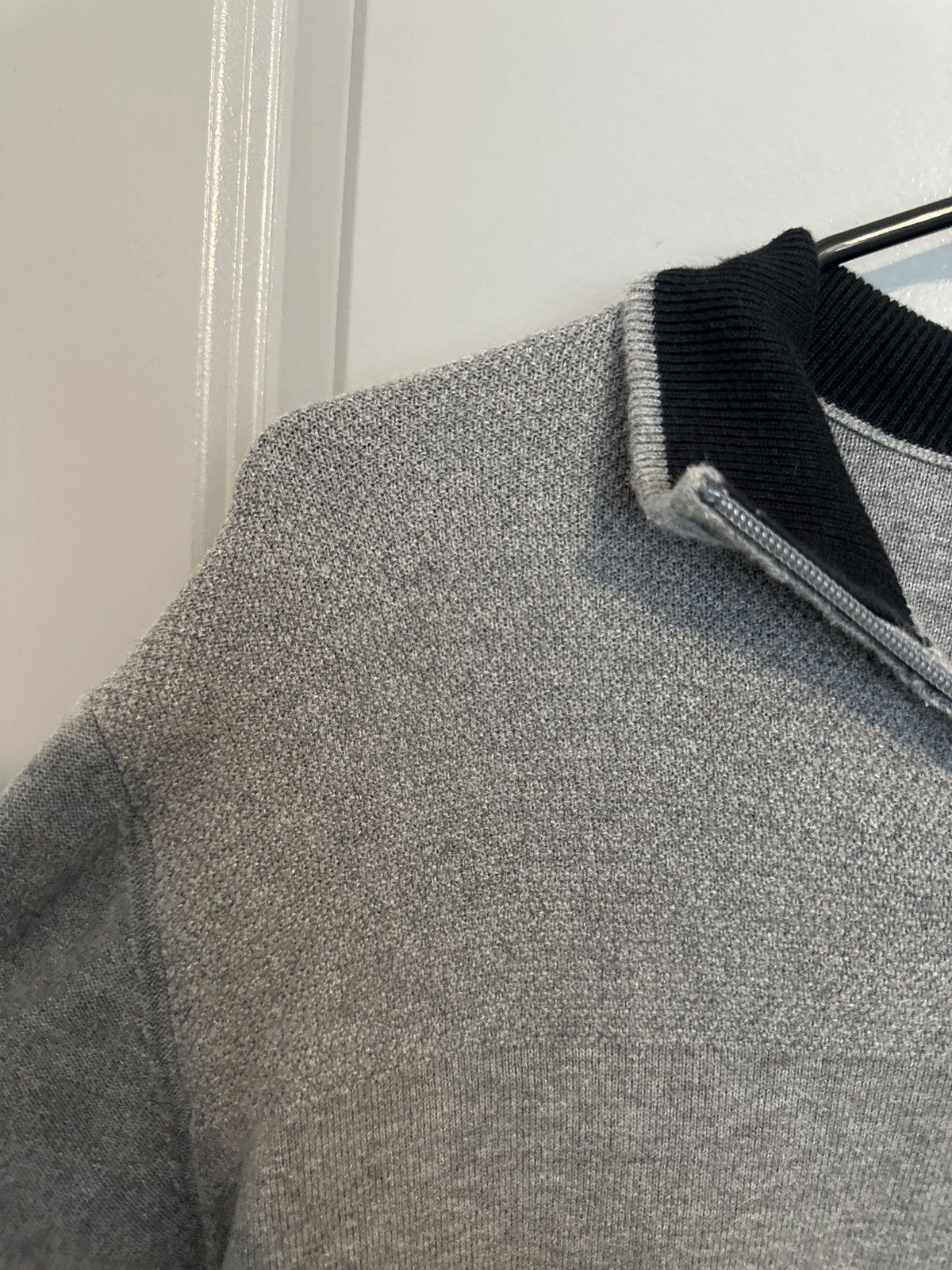 Armani Exchange Armani Exchange Quarter Zip Grey Pullover Sweater Size M Size US M / EU 48-50 / 2 - 14 Thumbnail
