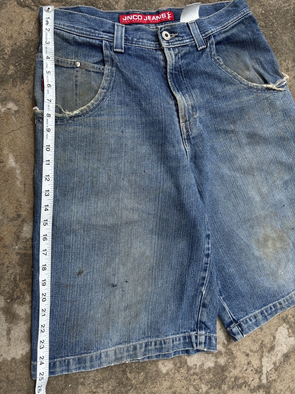 JNCO Vtg Jnco Flame skull Jort Size US 32 / EU 48 - 12 Thumbnail