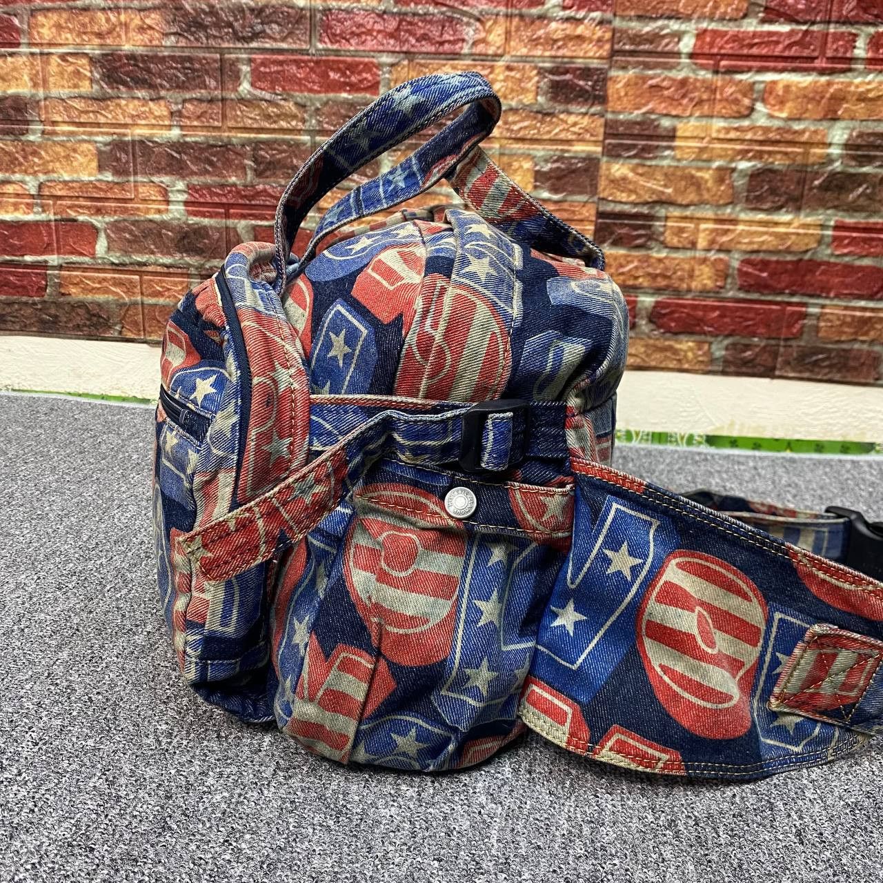 Hysteric Glamour VTG 90S HYSTERIC GLAMOUR TOOLS FIREFIGHTER BUMBAG DENIM Size ONE SIZE - 12 Thumbnail
