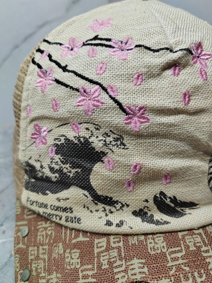 Japanese Brand Vintage Sukajan Japanese Trucker Hat Cap Size ONE SIZE - 4 Thumbnail