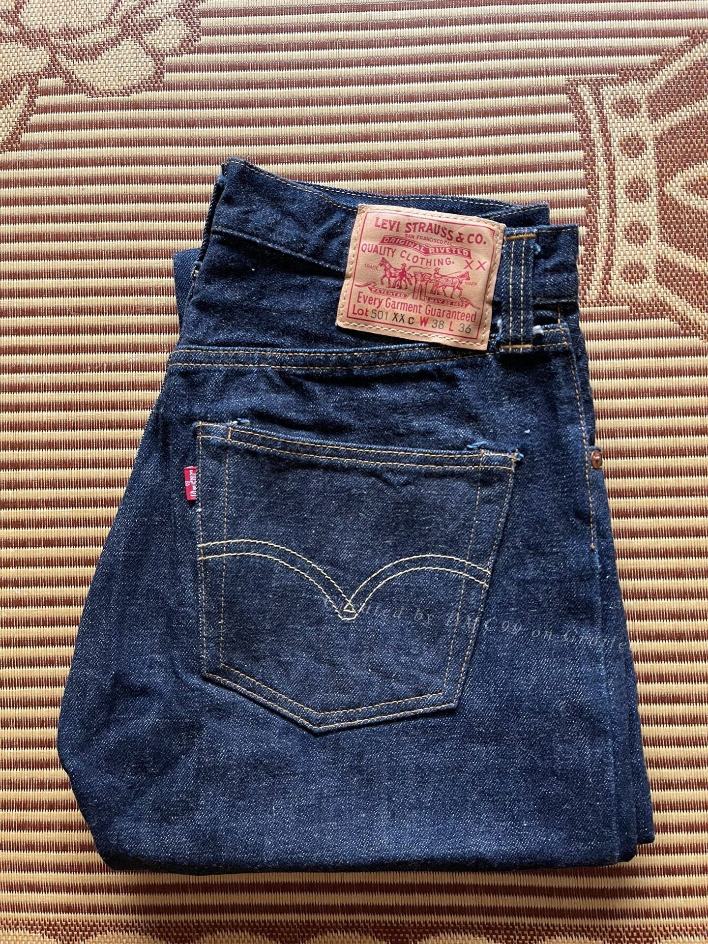 Levi's Vintage Clothing Levi's 501xx Raw Denim Jeans Size US 30 / EU 46 - 1 Thumbnail