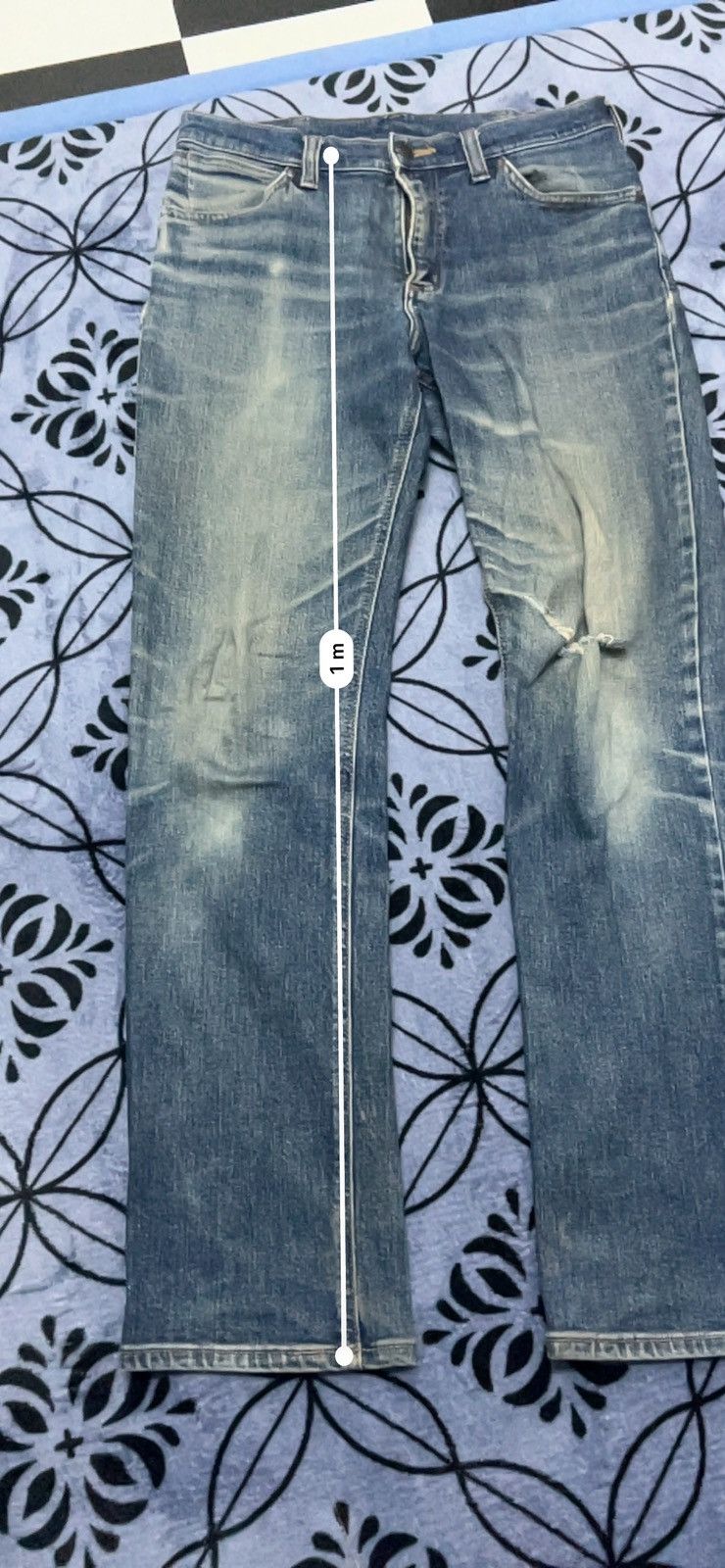 Vintage × Wrangler Wrangler USA - vintage 90’s distressed Size US 29 - 19 Thumbnail