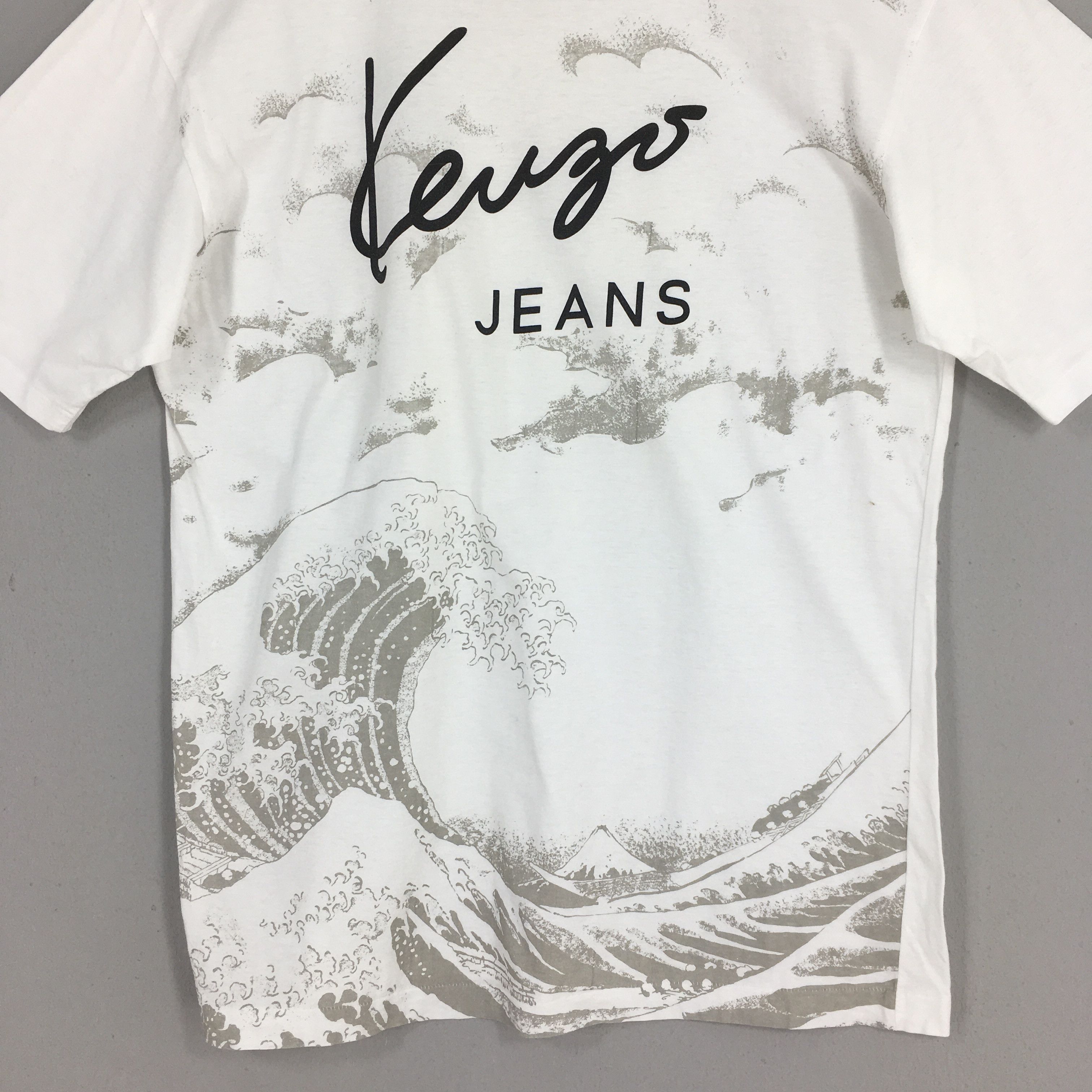 Kenzo Vintage Kenzo Japan Kanagawa White Tshirt Medium Size US M / EU 48-50 / 2 - 6 Thumbnail