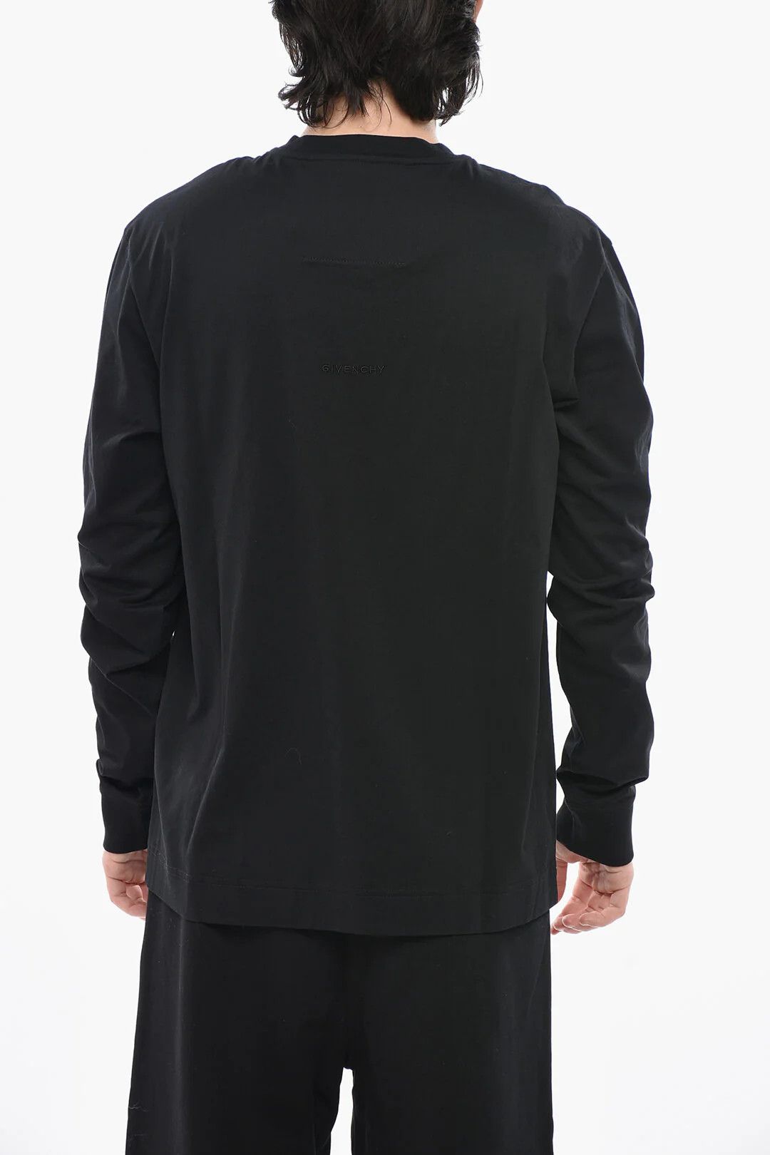 Givenchy og1mm0326 Cotton Crewneck T-Shirt in Black Size US S / EU 44-46 / 1 - 2 Thumbnail