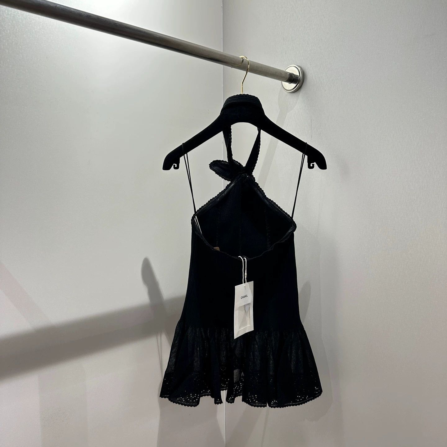 Chanel Chanel may208 26C Crystal Halter Neck Camisole 36 Silk Size XS / US 0-2 / IT 36-38 - 3 Thumbnail