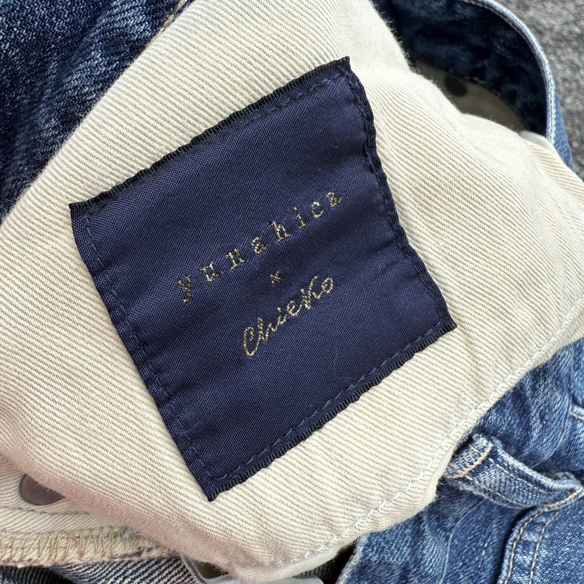 Japanese Brand VINTAGE YUNAHICA BUTTON FLY DENIM RIPPEP JEANS PANT Size US 33 - 13 Thumbnail