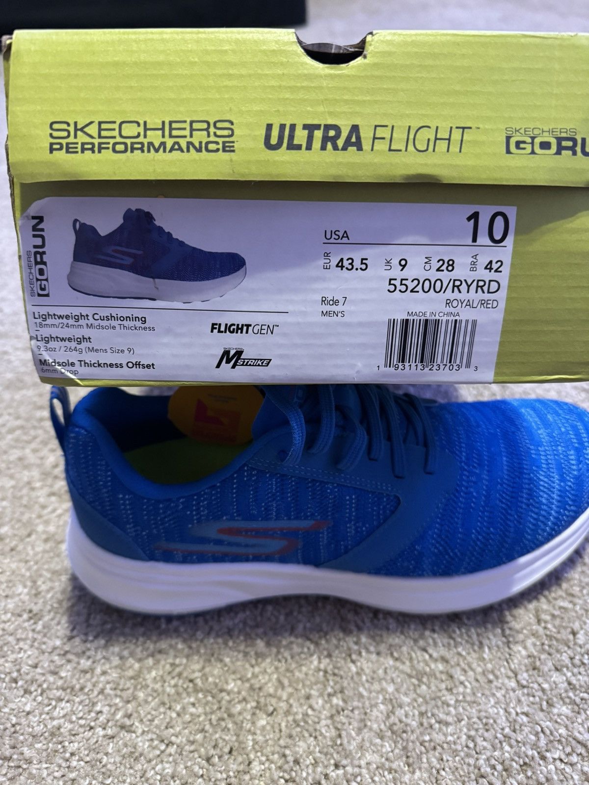 SKECHERS Skechers Performance Ultra Flight Go Run 7 Size US 10 / EU 43 - 7 Thumbnail