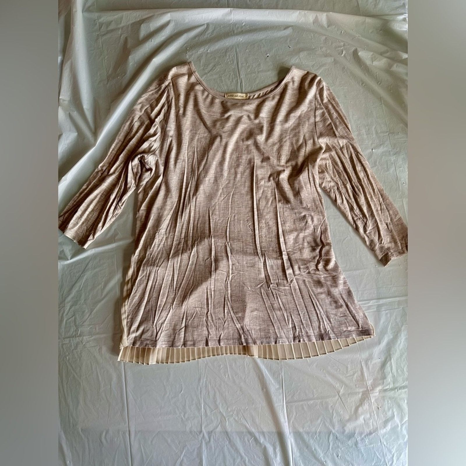 & Other Stories Pebble and Stone Cream Tunic Top XL Size XL / US 12-14 / IT 48-50 - 1 Thumbnail
