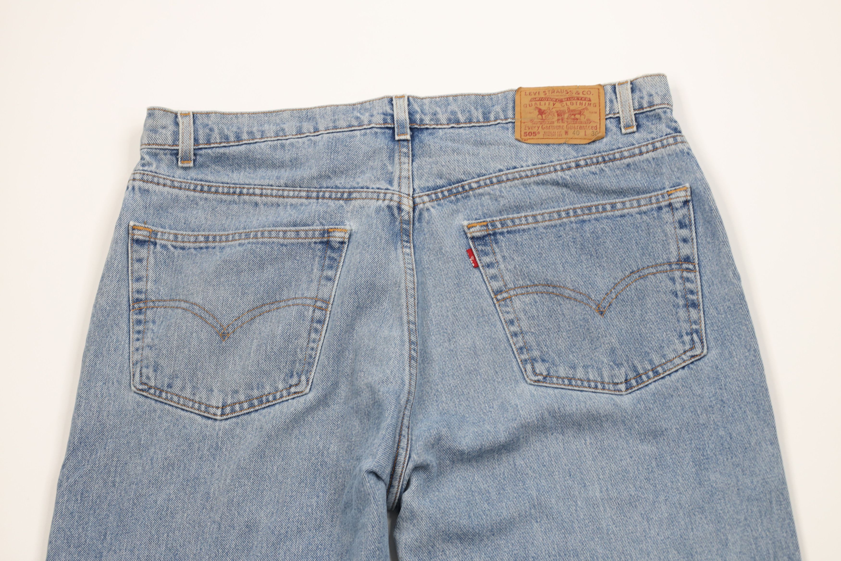Levi's Vintage 90s Levis 550 Relaxed Fit Denim Jeans Blue Cotton Size US 40 / EU 56 - 12 Thumbnail