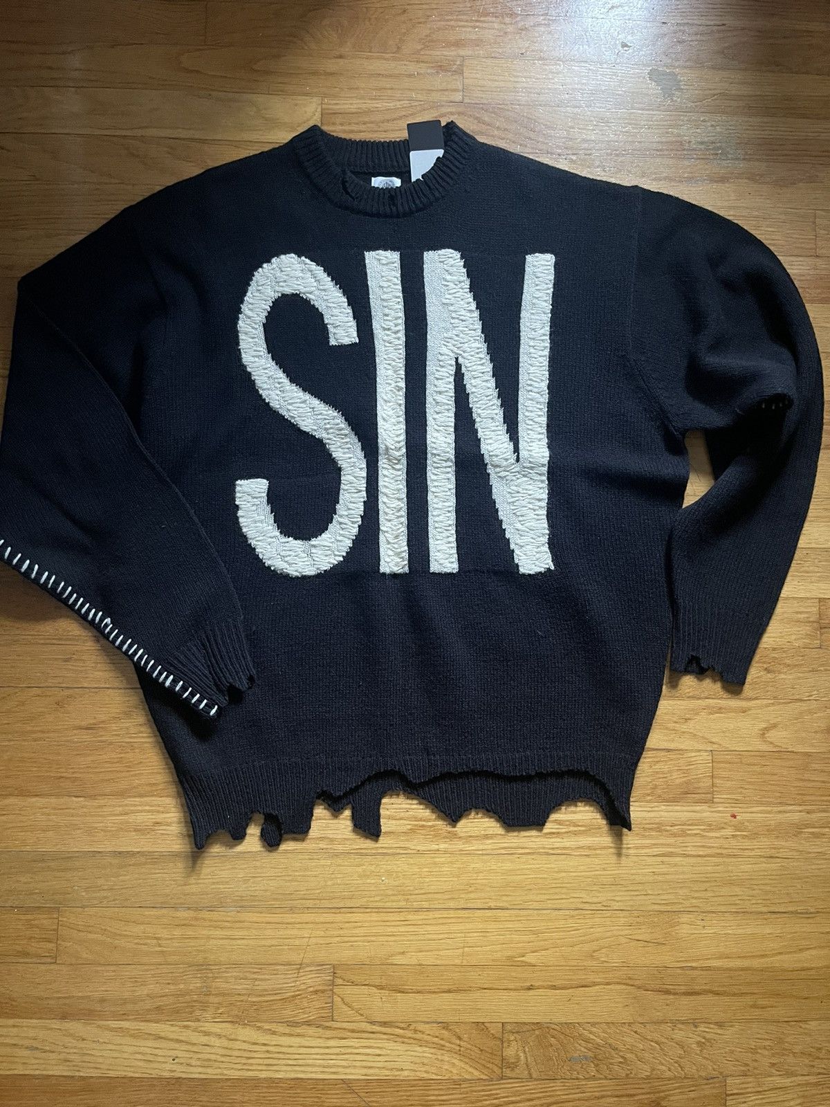 READYMADE Saint Michael Sin Wool Sweater | Grailed