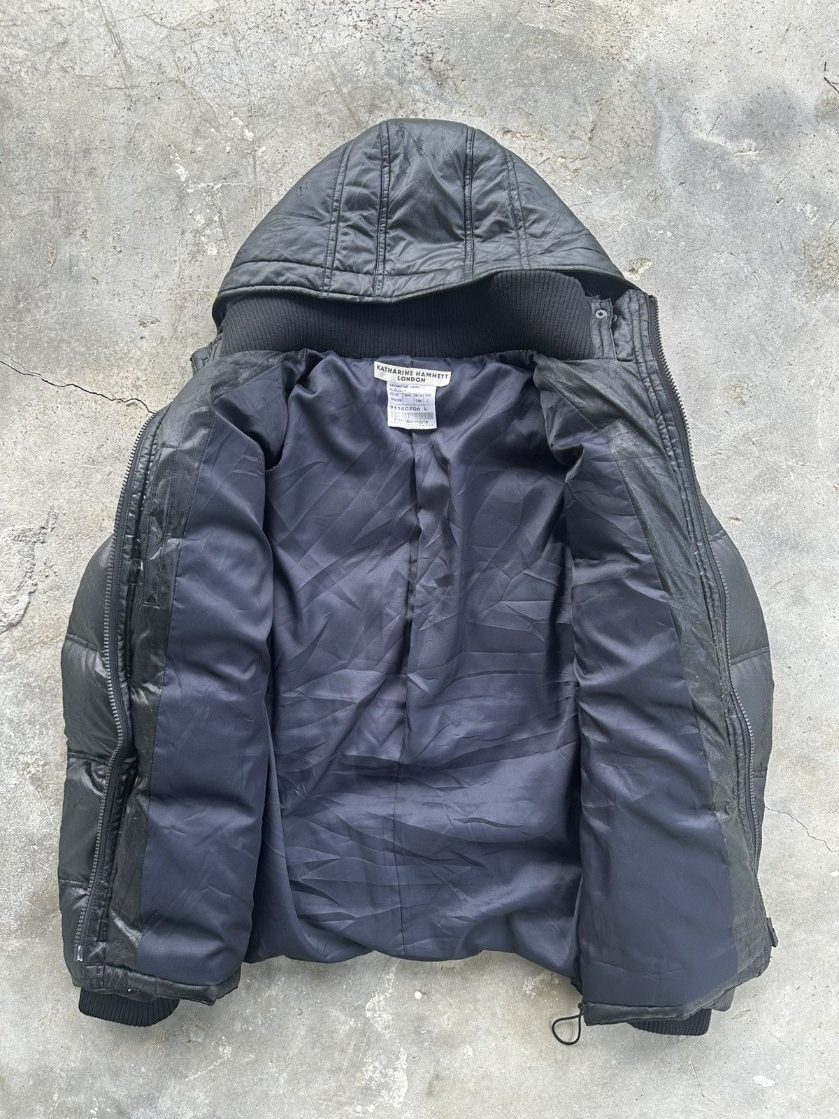 Katharine Hamnett London Kathrine Hamnett Waxed Puffer Jacket Size US M / EU 48-50 / 2 - 12 Thumbnail