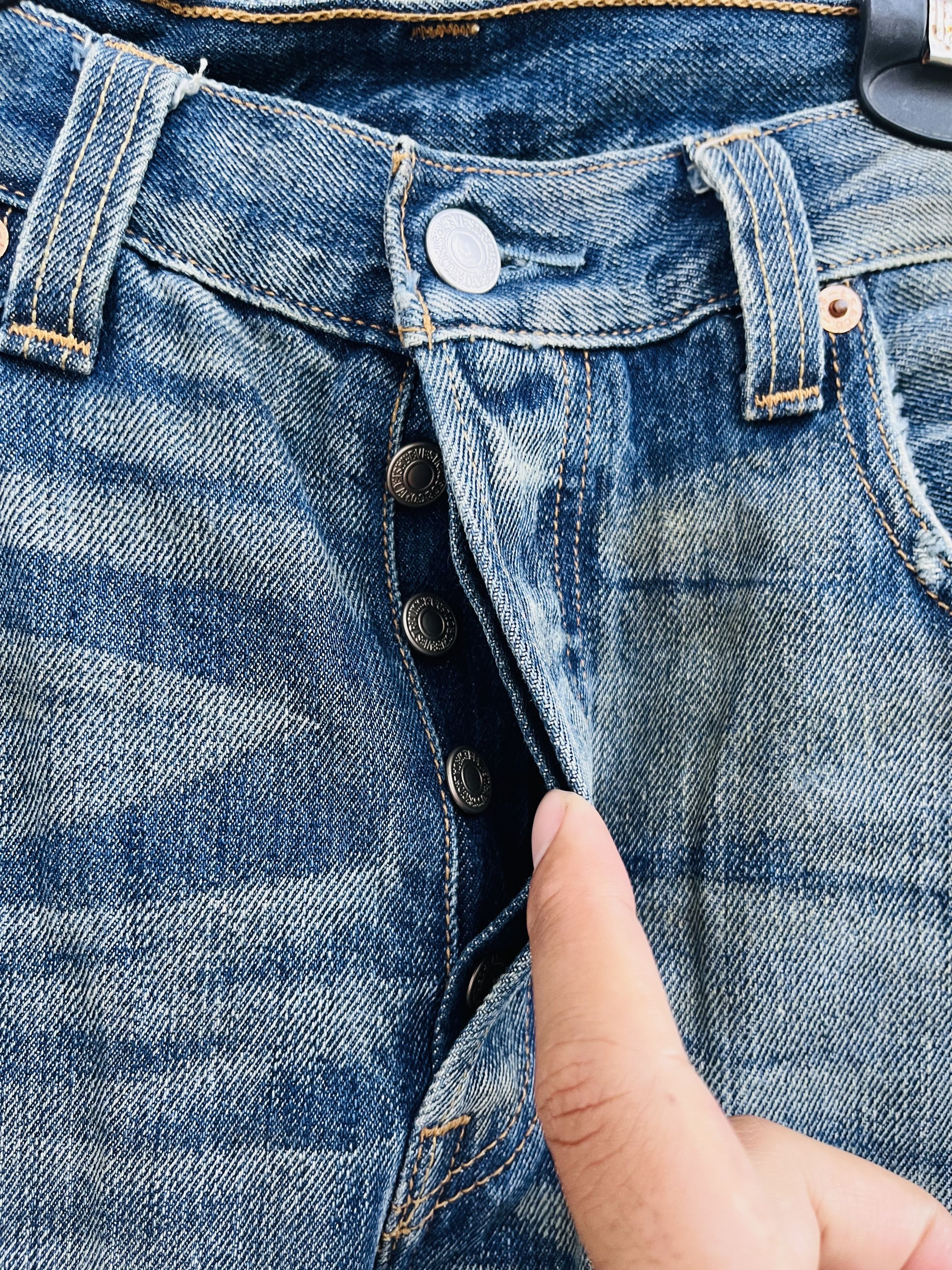 Japanese Brand × Vintage Vintage Levis Distressed Japanese Designer Fashion Style Size US 30 / EU 46 - 7 Thumbnail