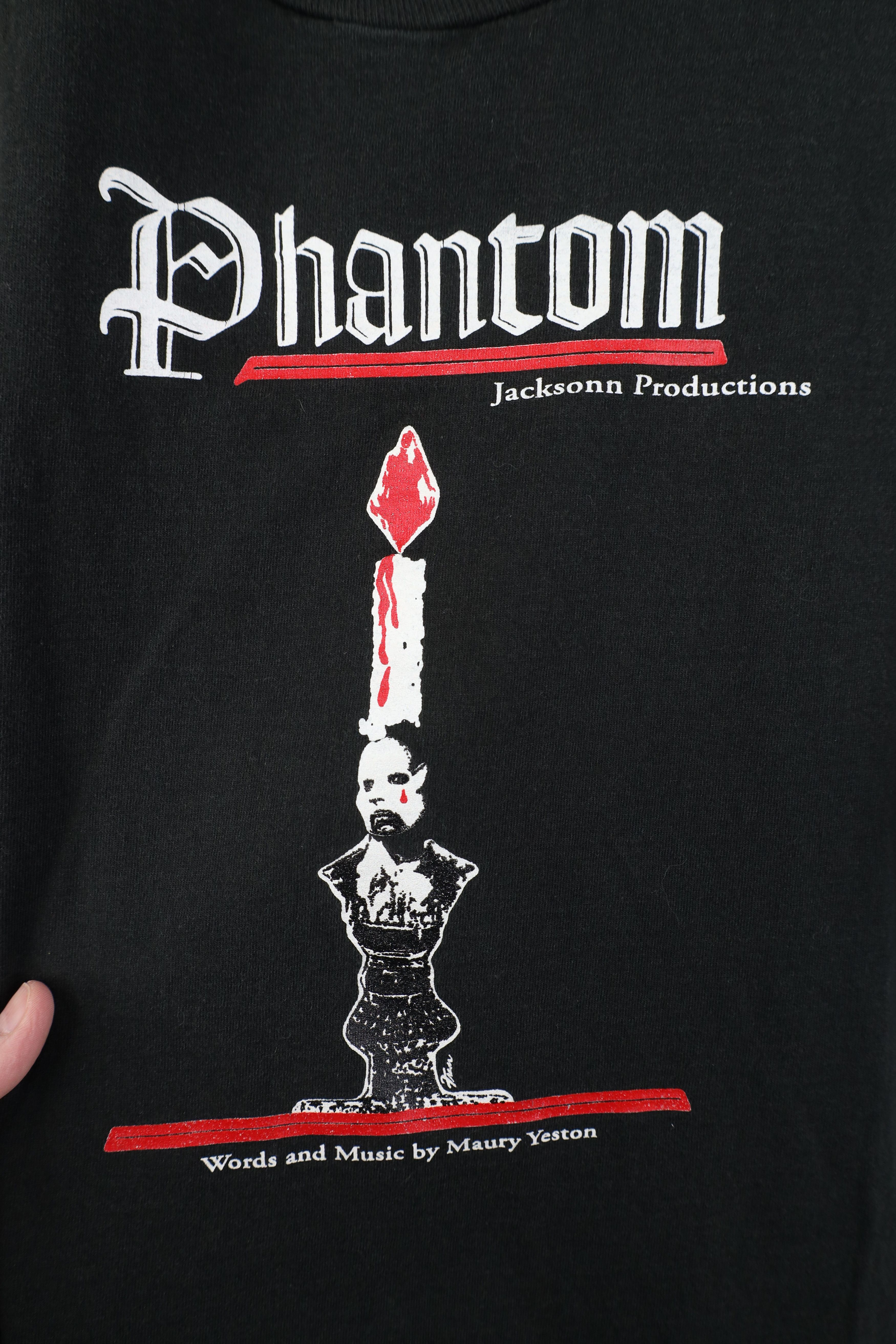 Vintage Vintage 90s Phantom Yeston Phantom of the Opera T-Shirt USA Size US XL / EU 56 / 4 - 4 Thumbnail