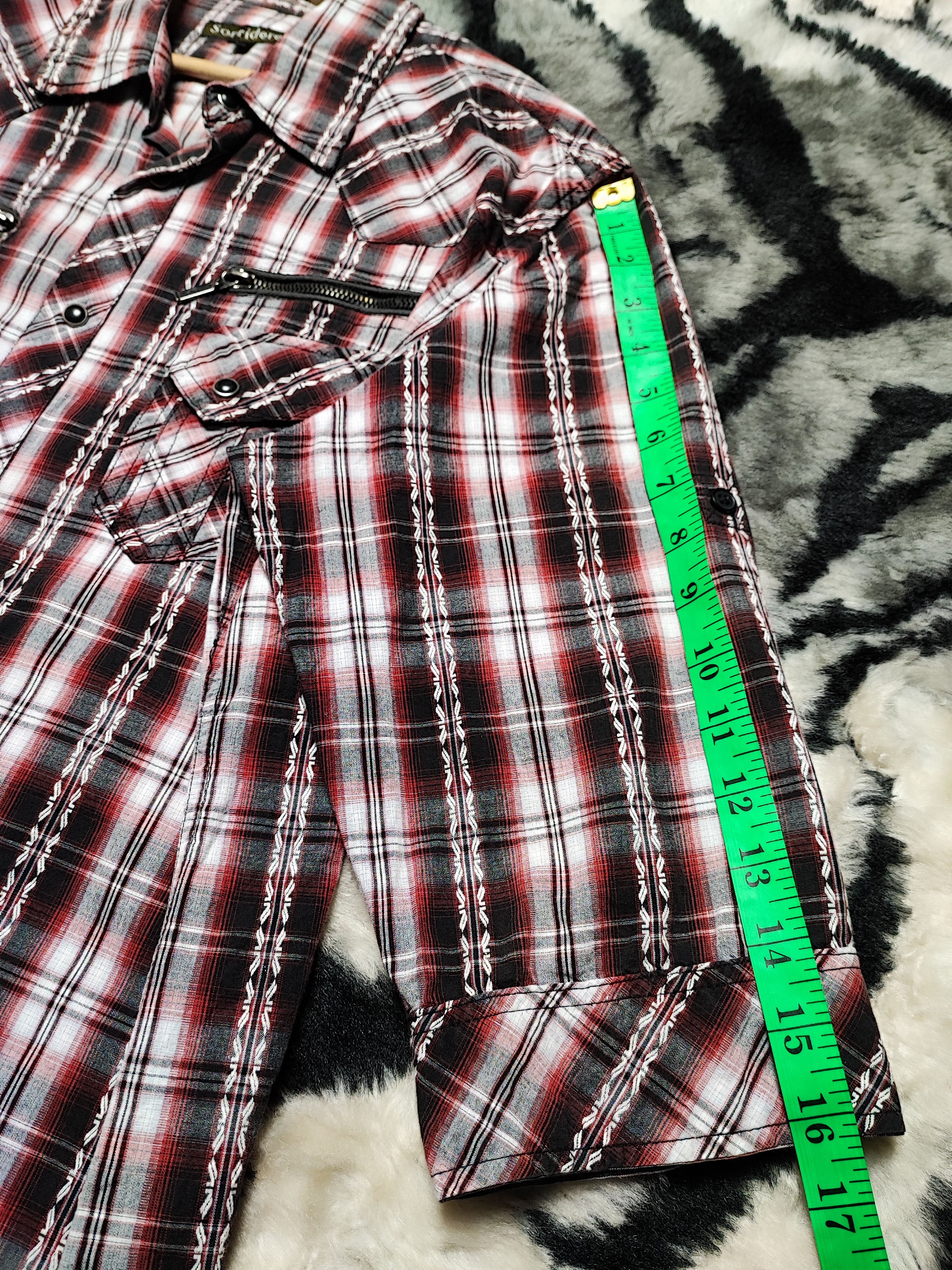 Cowboy Equipment × Flannel × Vintage Sorridere Western Flannel Shirt 3Q Size US L / EU 52-54 / 3 - 8 Thumbnail