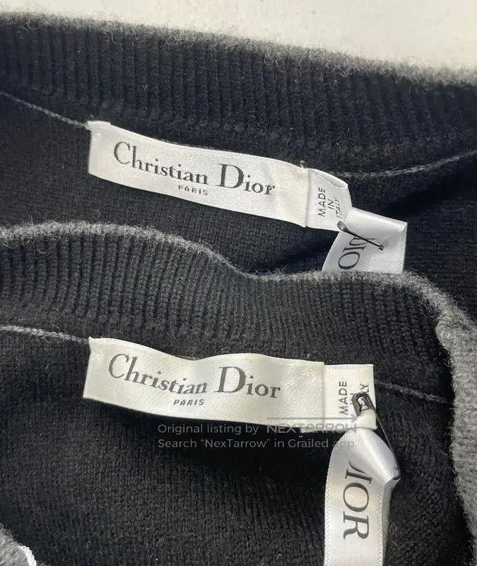 Dior Dior Gray Long Sleeve Cardigan for Women . Size XXS / US 00 / IT 34 - 7 Thumbnail