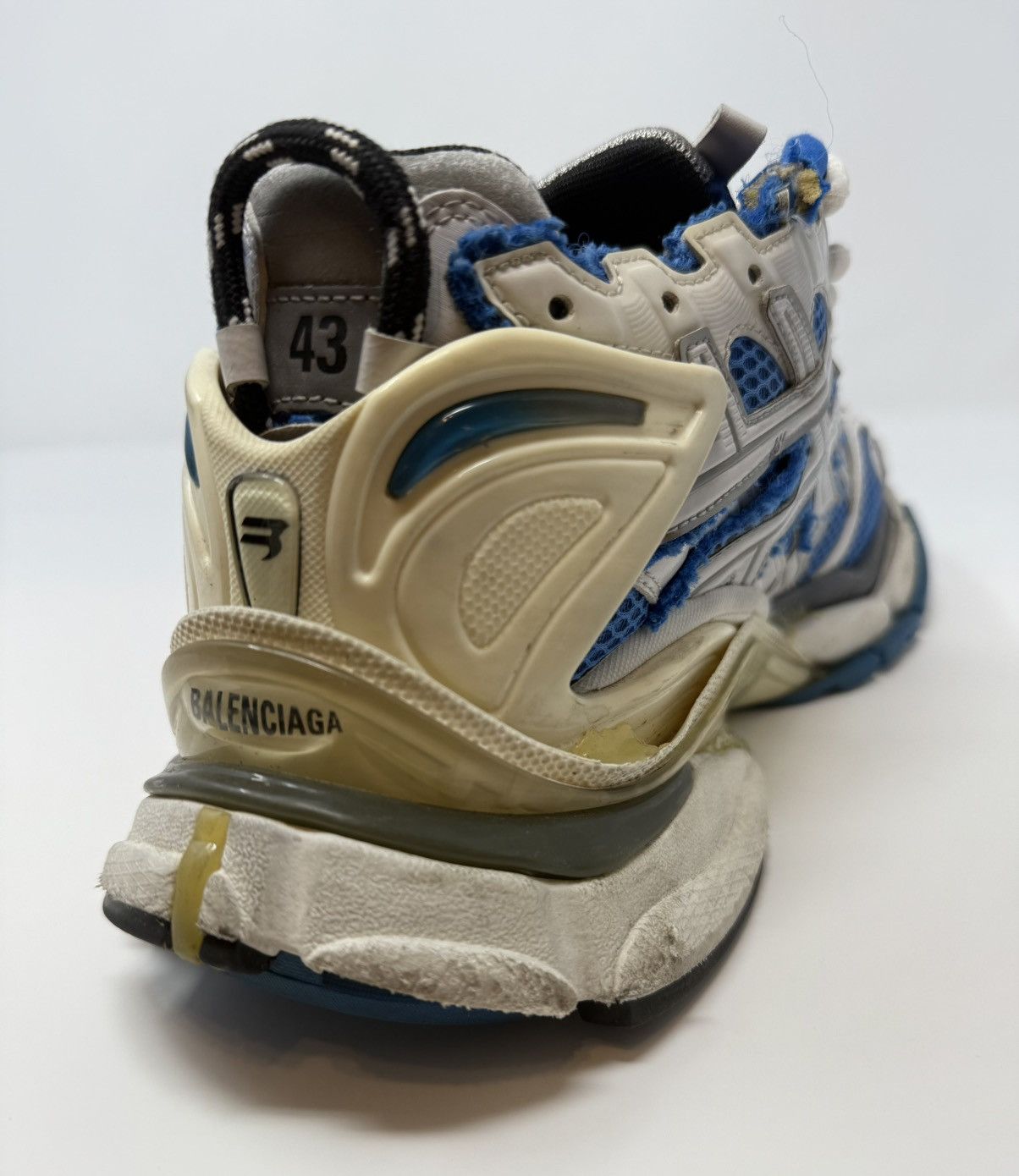 Balenciaga Balenciaga Runner Sneaker Blue/White Size US 10 / EU 43 - 10 Thumbnail