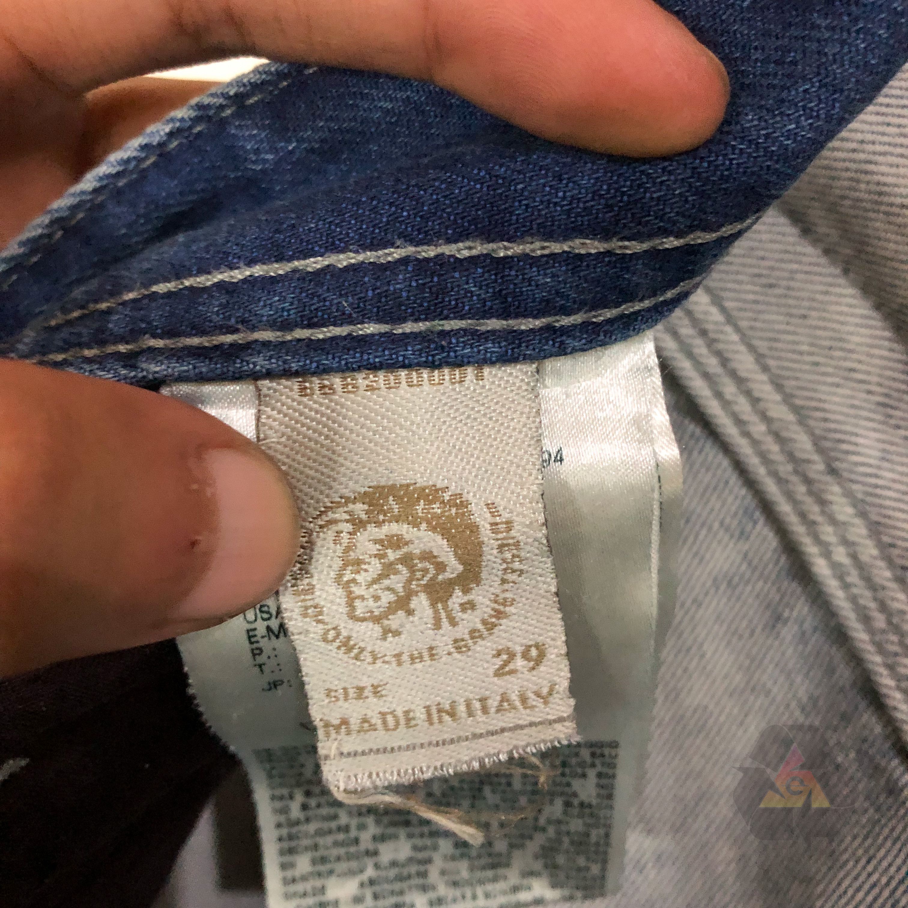 Diesel × Vintage Vintage Rare Diesel Industry Denim Jeans Y2K Size US 29 - 8 Thumbnail