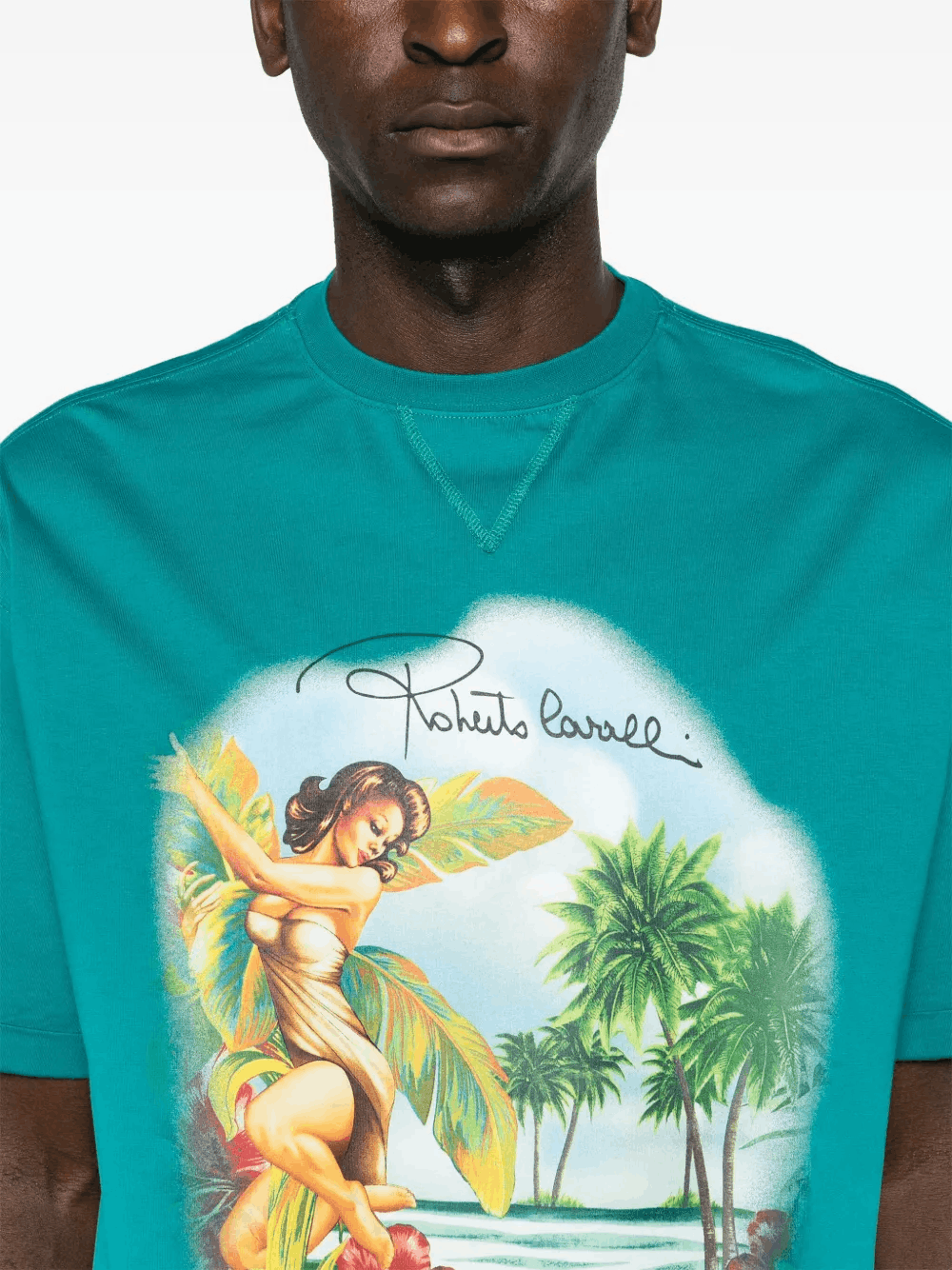 Other Hawaii-Print Cotton T-Shirt – Tropical Unisex Essential Size US M / EU 48-50 / 2 - 4 Thumbnail