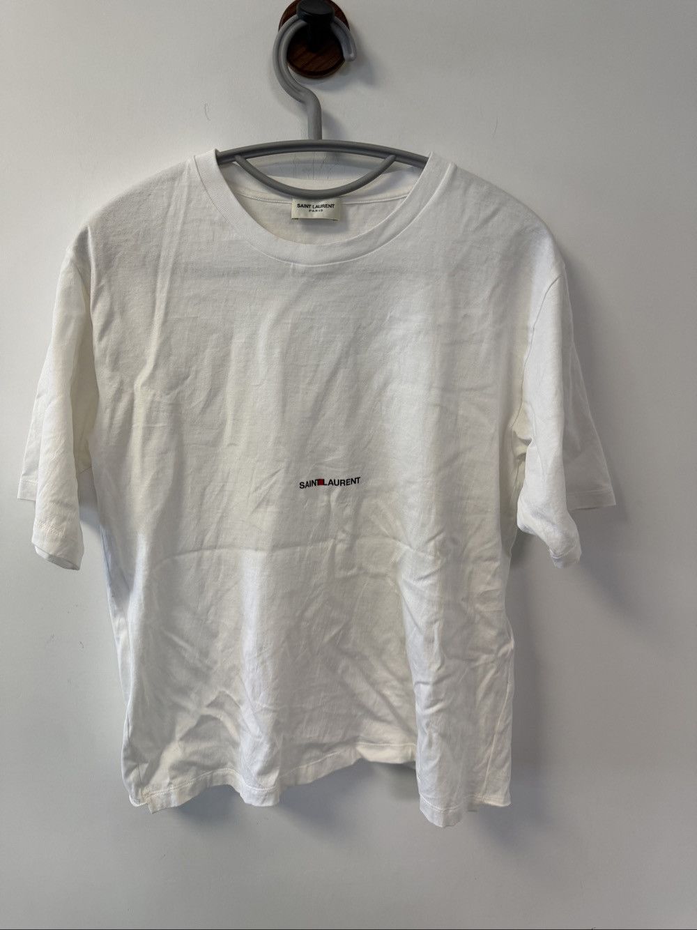 Saint Laurent Paris Saint Laurent Logo T-Shirt Size S Size S / US 4 / IT 40 - 1 Thumbnail