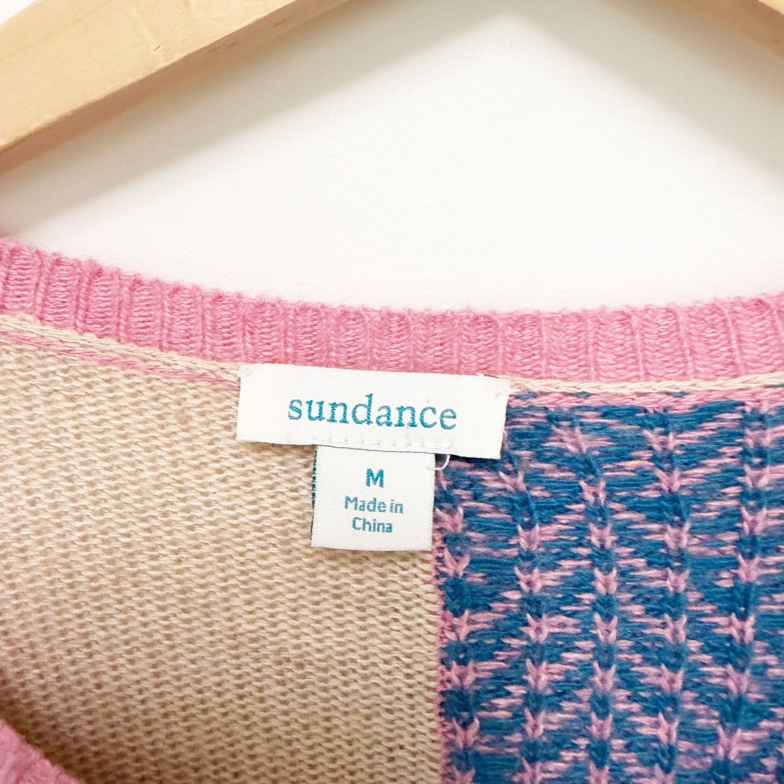 Other Sundance Fields Of Fair Patchwork Sweater Wool Alpaca Sz M Size M / US 6-8 / IT 42-44 - 2 Thumbnail