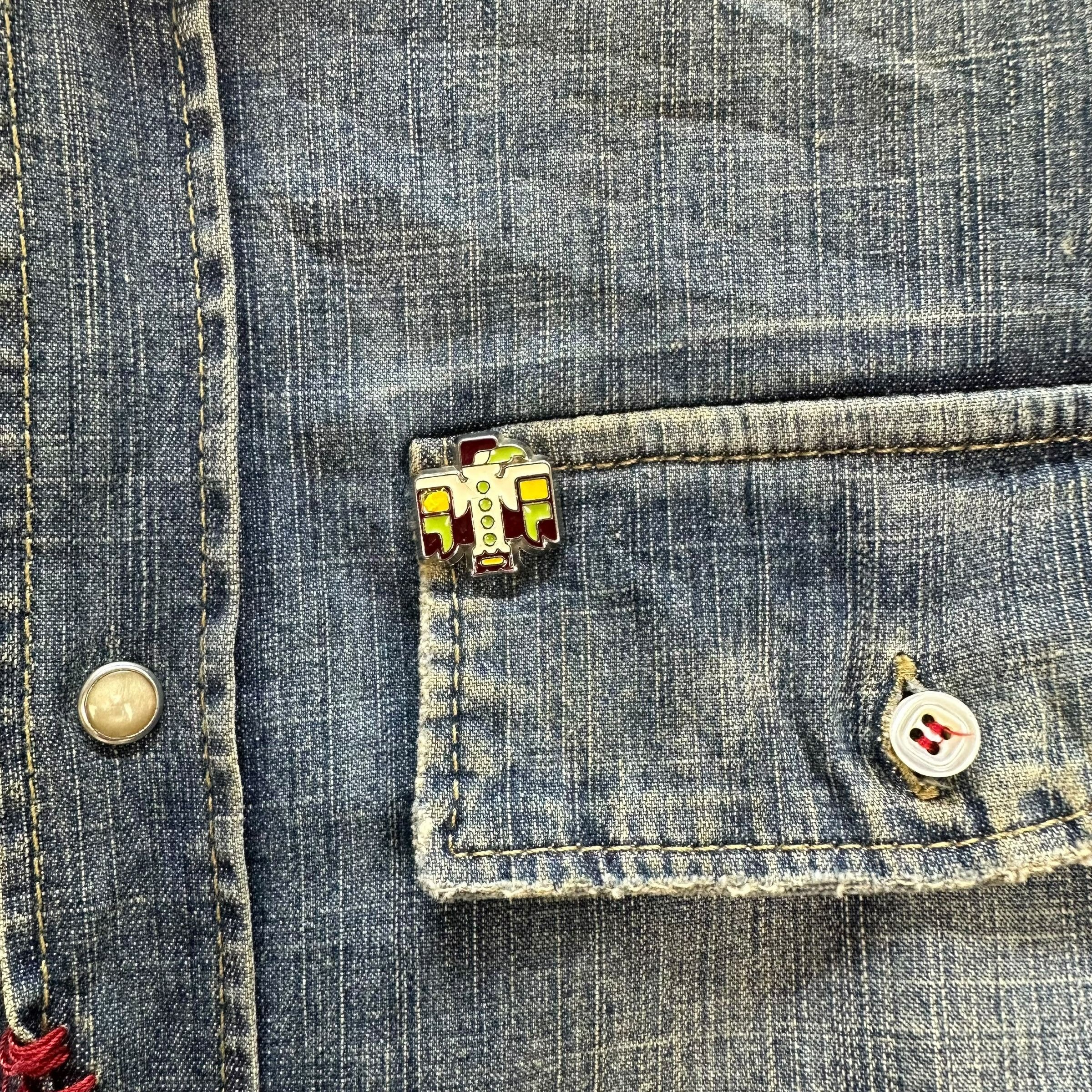 Dsquared2 DSQUARED2 Snap Button Shirt Jean Jacket #A52-1212 Size L / US 10 / IT 46 - 5 Thumbnail