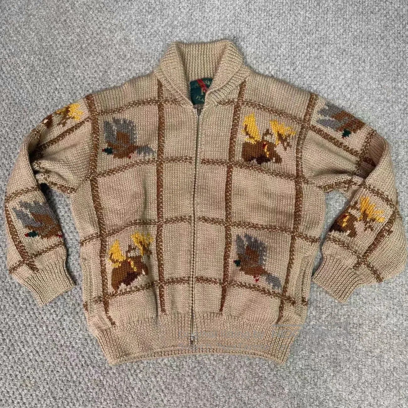Other 90s FLASH UP Wool Knit Jacket. Size US M / EU 48-50 / 2 - 1 Thumbnail