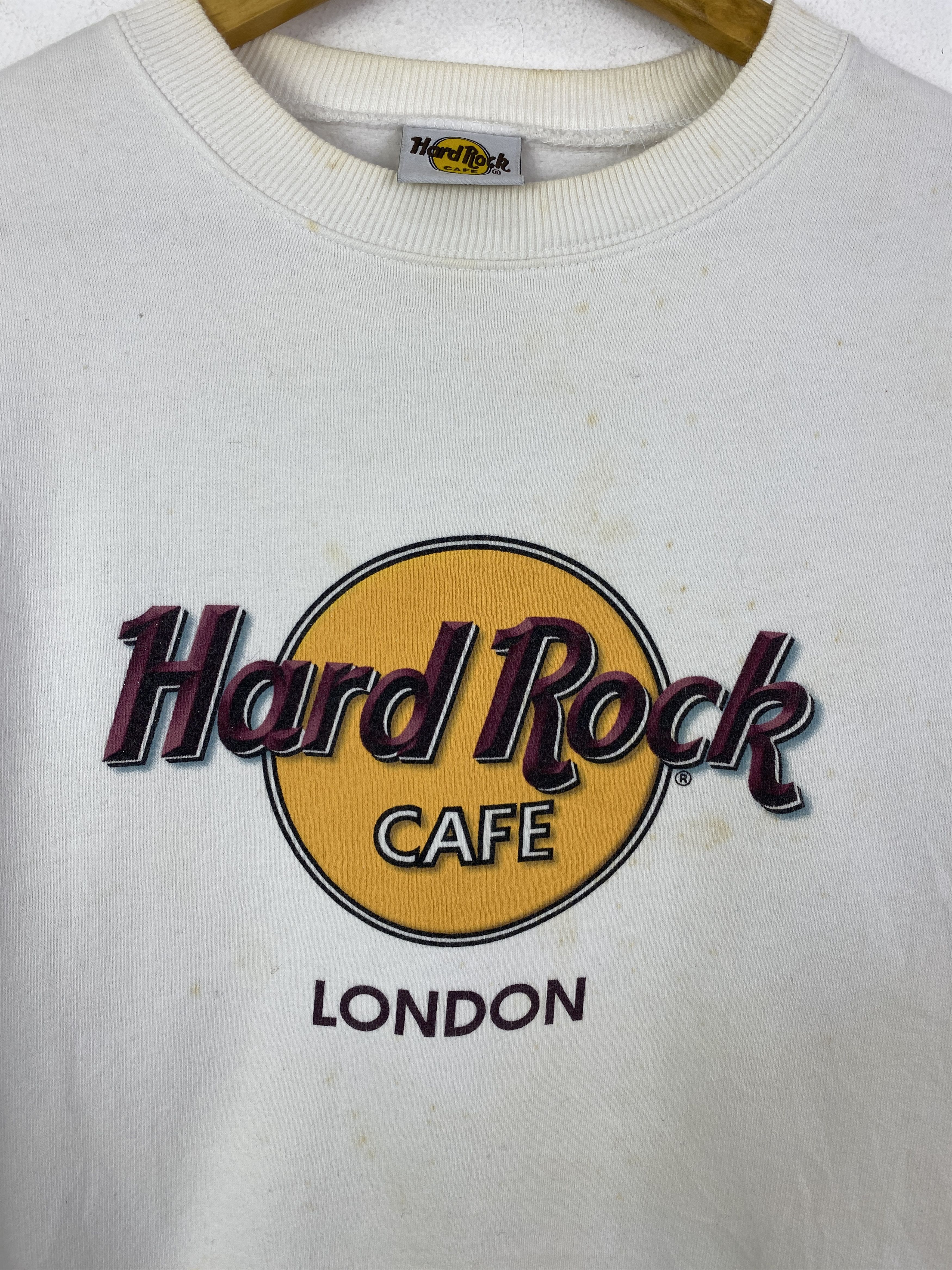 Hard Rock Cafe Vintage Hard Rock Cafe London Pullover Sweatshirt SH0181 Size US S / EU 44-46 / 1 - 10 Thumbnail