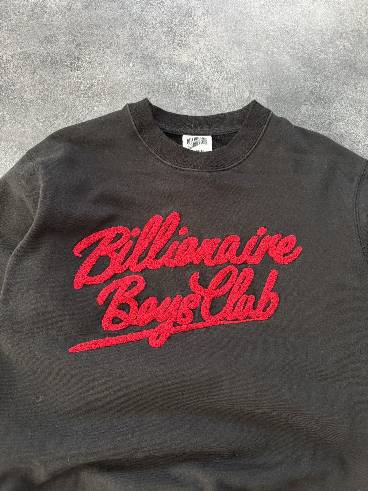 Billionaire Boys Club Billionaire Boys Club Red Chenille Script Sweatshirt Size US S / EU 44-46 / 1 - 4 Thumbnail