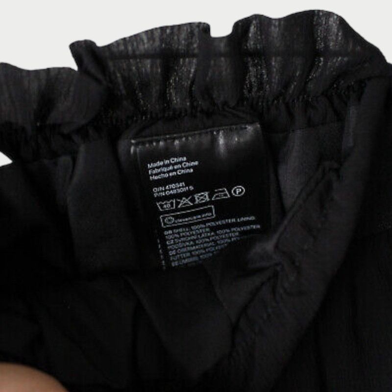 H&M H&M Sheer Chiffon Overlay Skirt | Size 6 | NWT Size 28" / US 6 / IT 42 - 7 Thumbnail