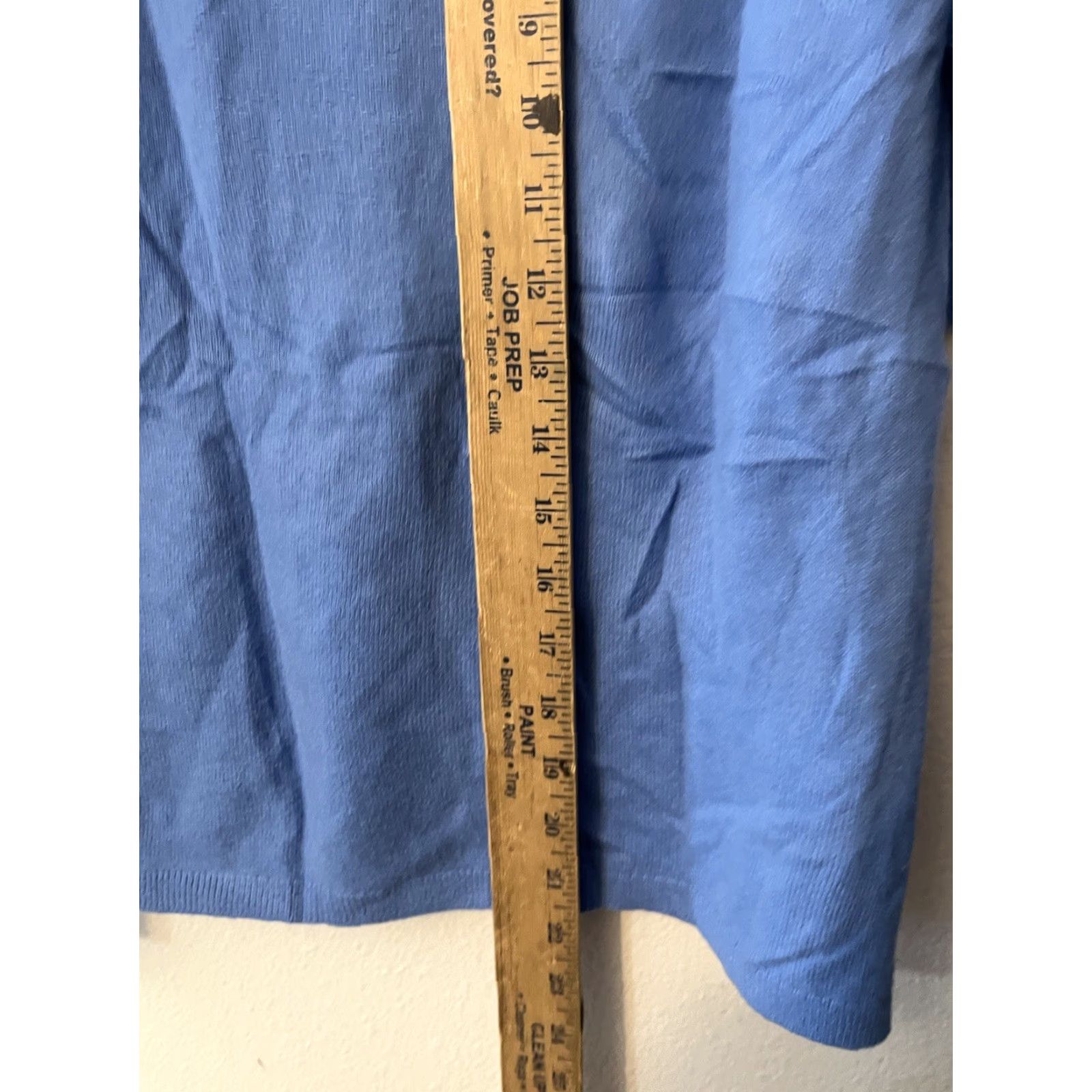 Lands' End Lands' End 100% Cashmere Classic Crewneck Sweater Blue Women’s Petite Medium Size M / US 6-8 / IT 42-44 - 4 Thumbnail