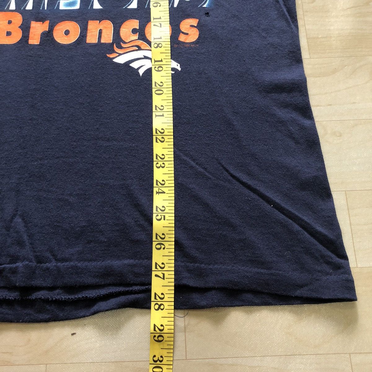 NFL × Vintage Vintage 90s Denver Broncos Single Stich TShirt Size US M / EU 48-50 / 2 - 9 Thumbnail