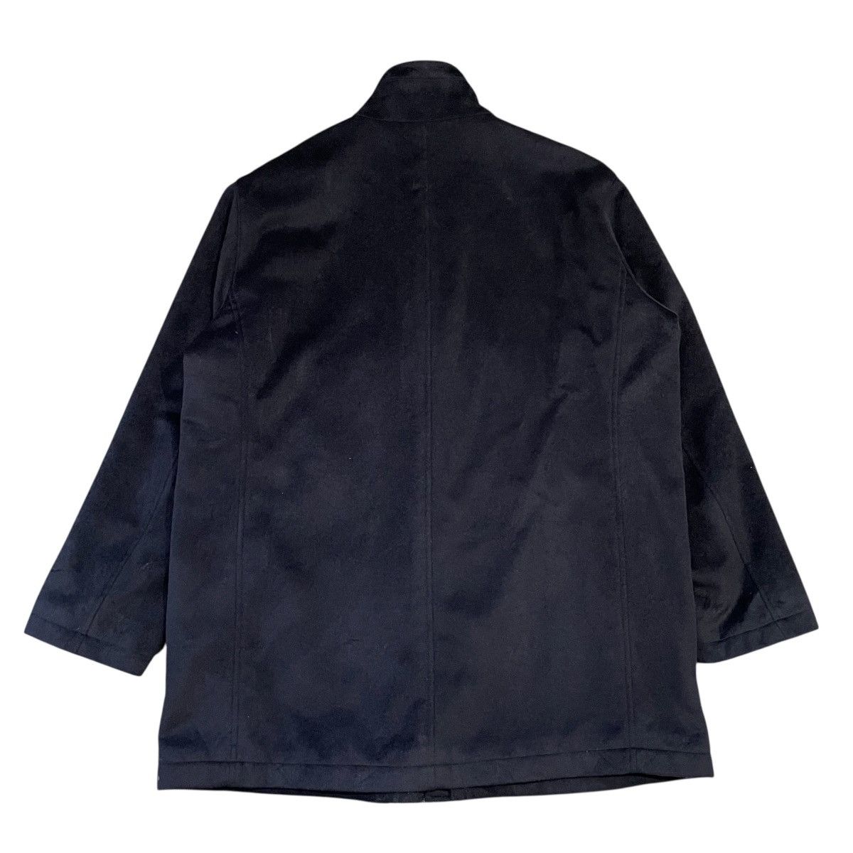 Kansai Yamamoto SISSY by Kansai Yamamoto Minimalist Black Wool Car Coat Size US L / EU 52-54 / 3 - 4 Thumbnail