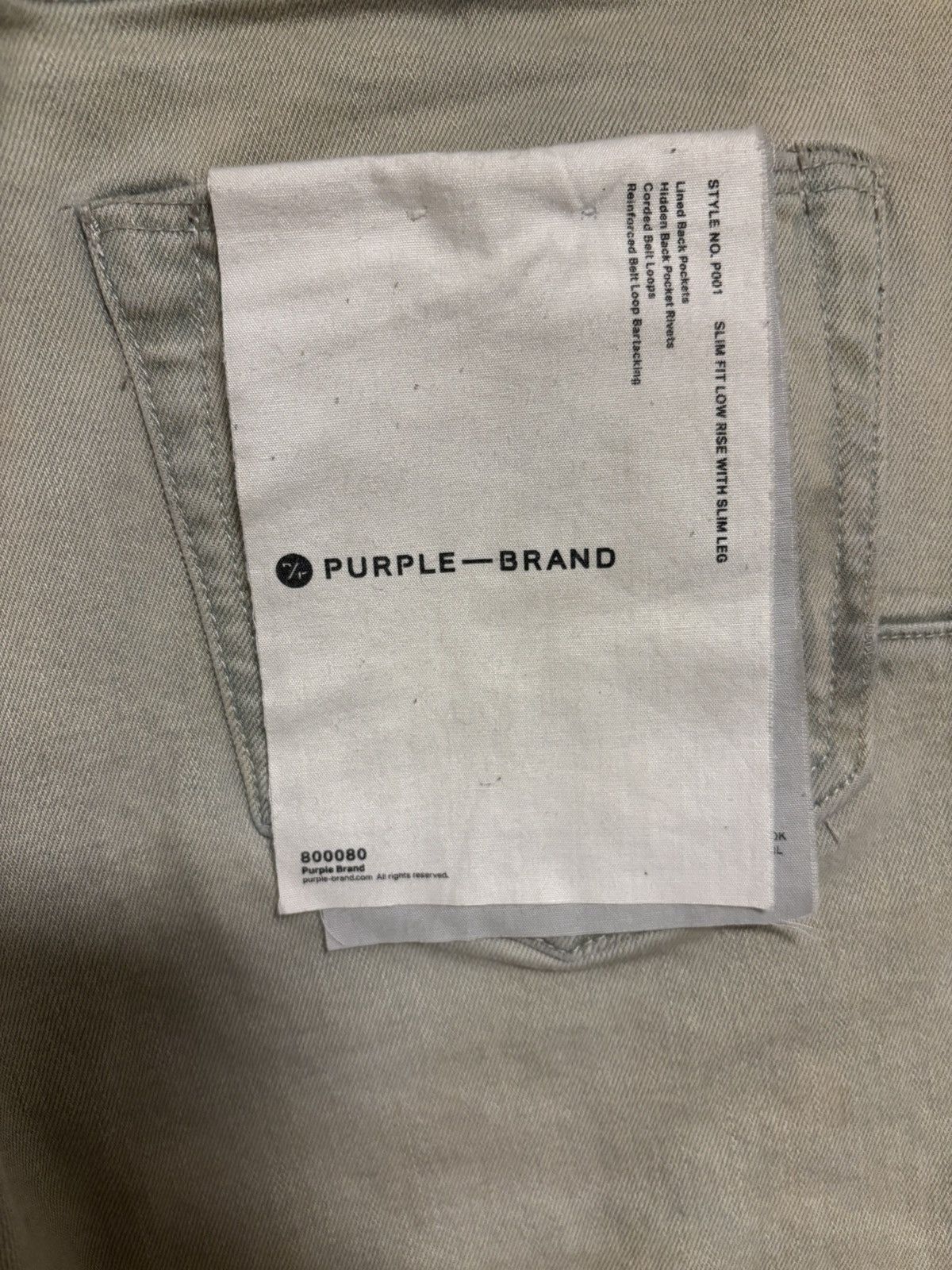 Purple Brand Light gray purple brand jeans Size US 32 / EU 48 - 4 Thumbnail
