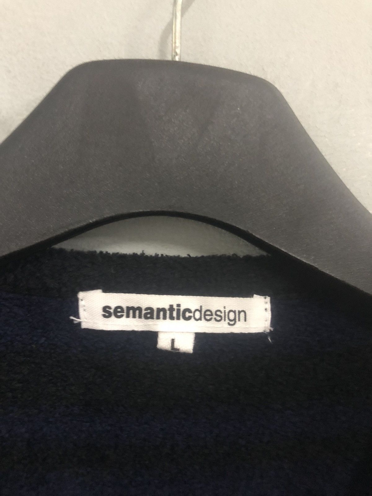 Japanese Brand SEMANTIC DESIGN Fleece Sweatshirt V Neck Shirt Striped Size US L / EU 52-54 / 3 - 2 Thumbnail