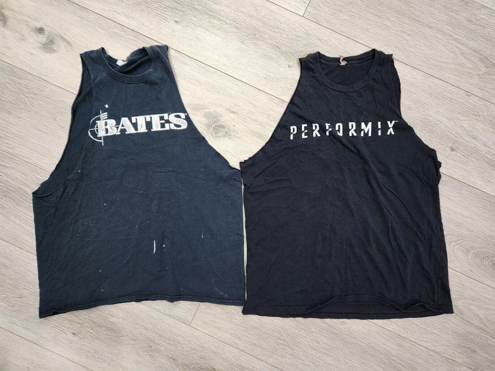 Designer Vintage Muscle Tank Tops 80s Black Gym Rat Comp Size US M / EU 48-50 / 2 - 1 Thumbnail