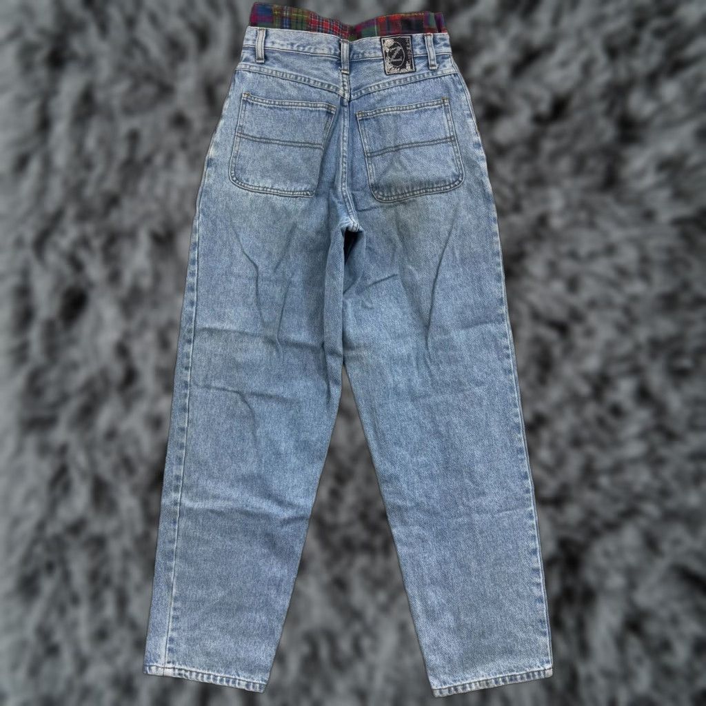 Vintage VINTAGE Zana Di Jeans Womens 9/10 Blue Button Fly 28x30 Baggy 80s Skater Loose Size 30" / US 8 / IT 44 - 1 Thumbnail