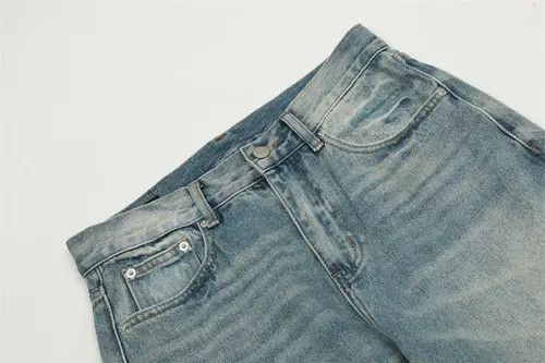 Japanese Brand × Jean American washed trend loose casual gradient distressed jeans Size US 32 / EU 48 - 4 Thumbnail