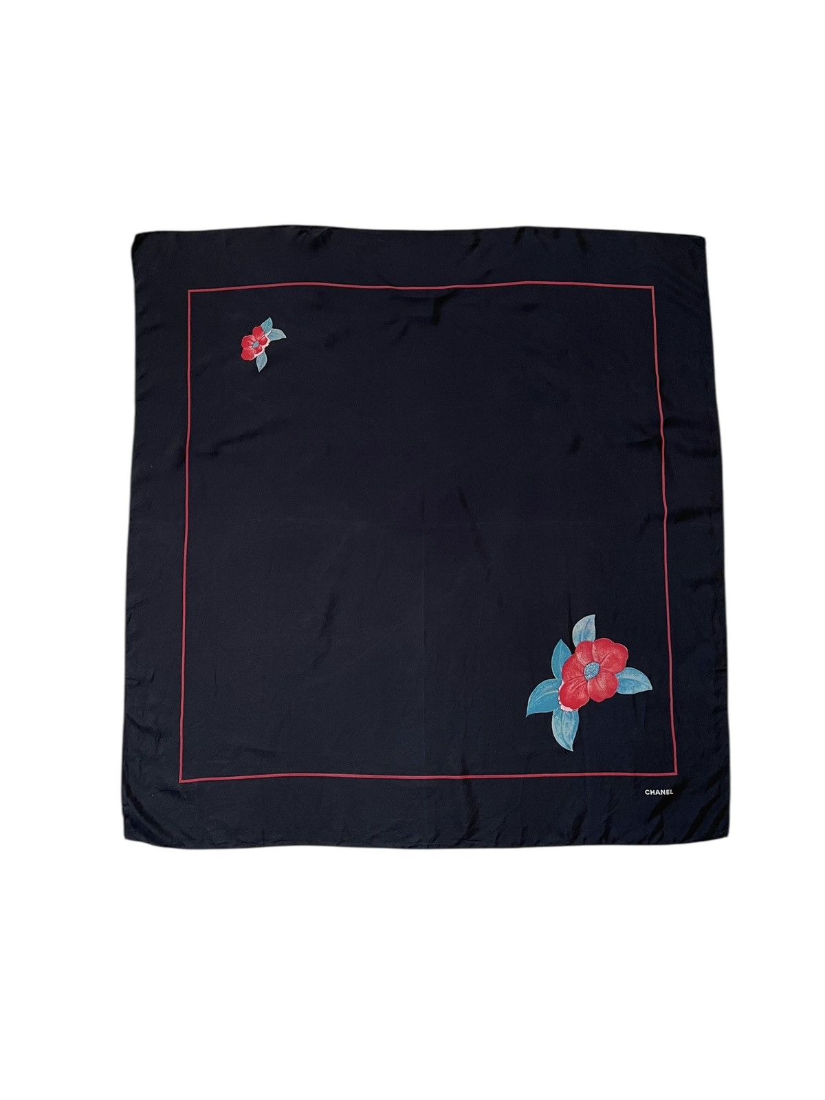 Chanel Vintage Chanel Silk Scarf Size ONE SIZE - 1 Thumbnail