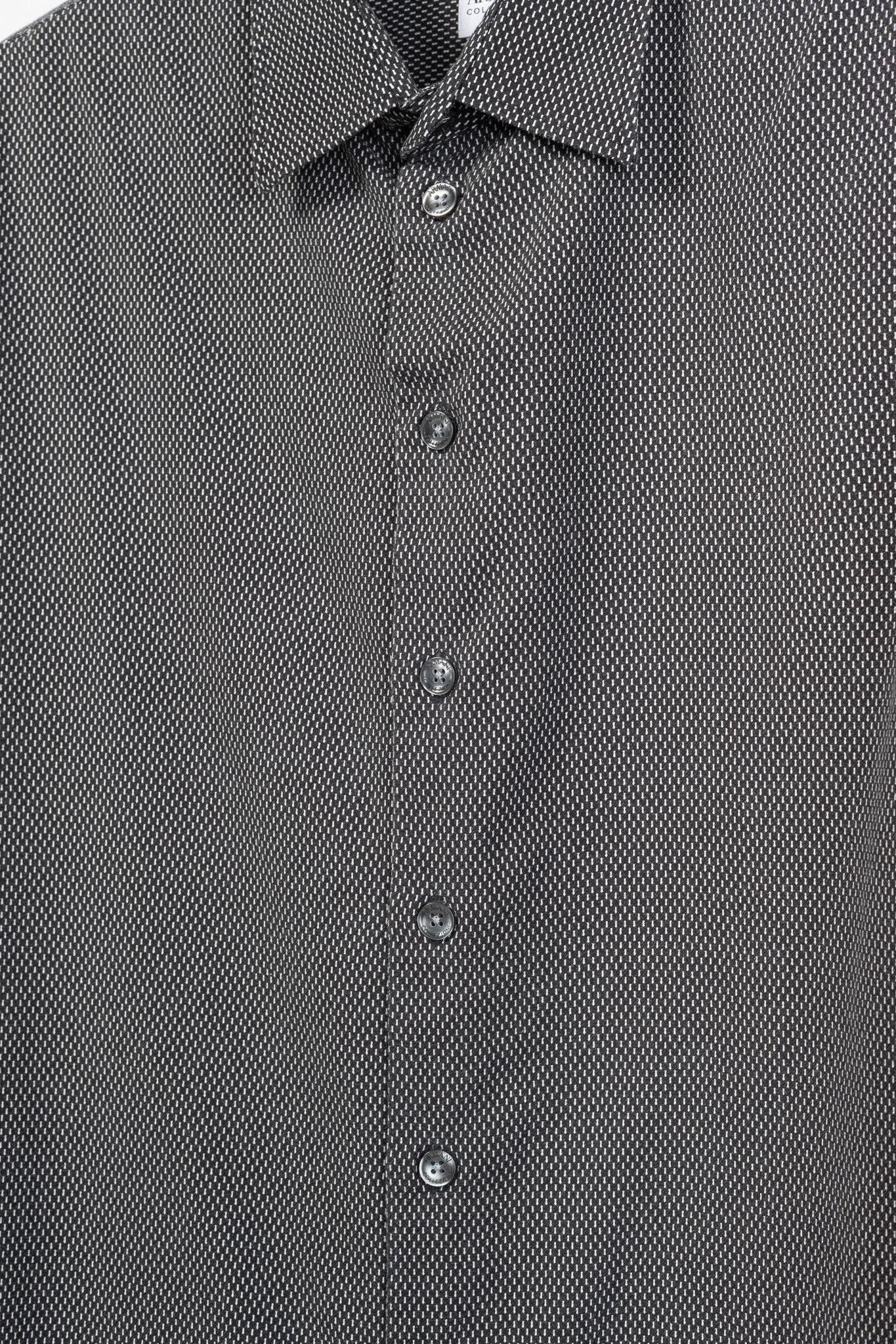Armani Collezioni Armani Collezioni Cotton-Blend Patterned Buttoned Shirt Size US XXL / EU 58 / 5 - 8 Thumbnail
