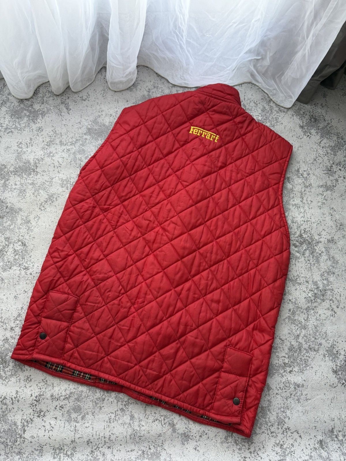 Ferrari Vintage 1996 Ferrari Racing Quilted Vest Jacket Size US XXL / EU 58 / 5 - 12 Thumbnail