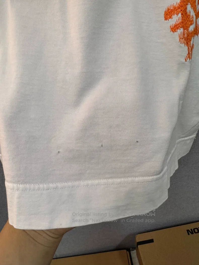 Fendi Fendi White and orange color block ff short-sleeved shirt Size US M / EU 48-50 / 2 - 7 Thumbnail
