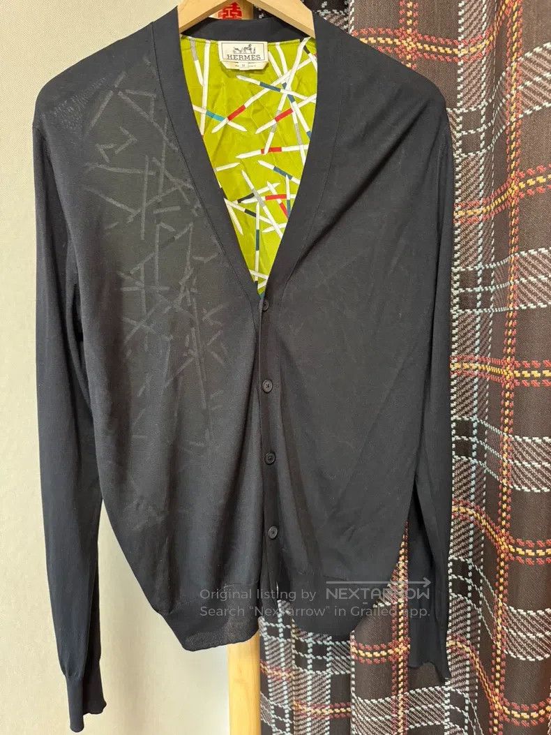Hermes Hermes Knit Sweater, 100% Mulberry Silk Size US M / EU 48-50 / 2 - 1 Thumbnail
