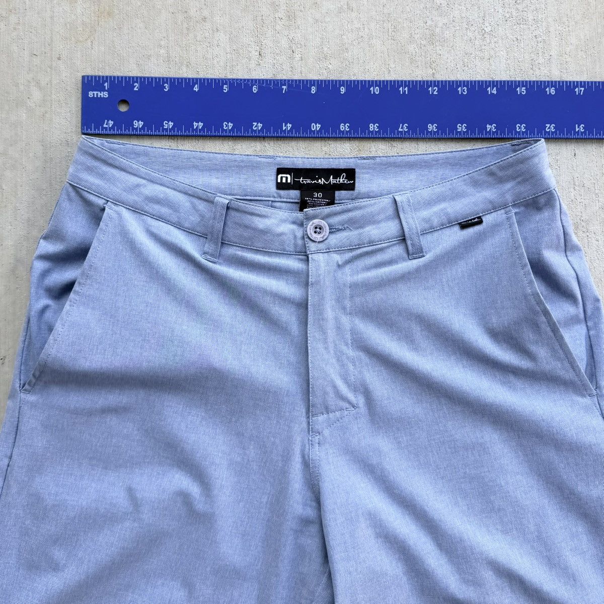 TravisMathew Travis Mathew Golf Shorts Men Size 30 Light Blue Performance Size US 30 / EU 46 - 5 Thumbnail